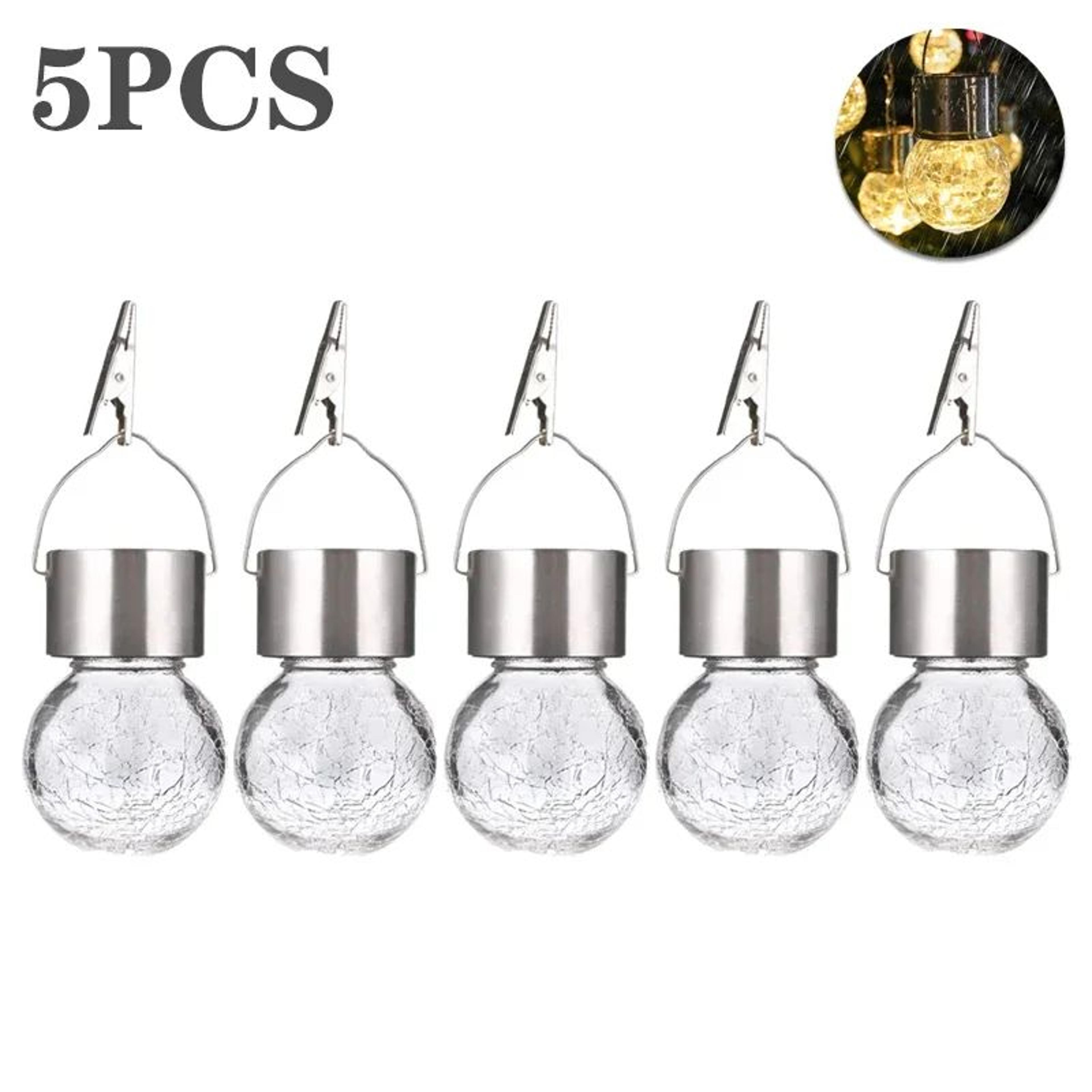 Solar Cracked Glass Ball Hanging Garden Lights 135PCS 14