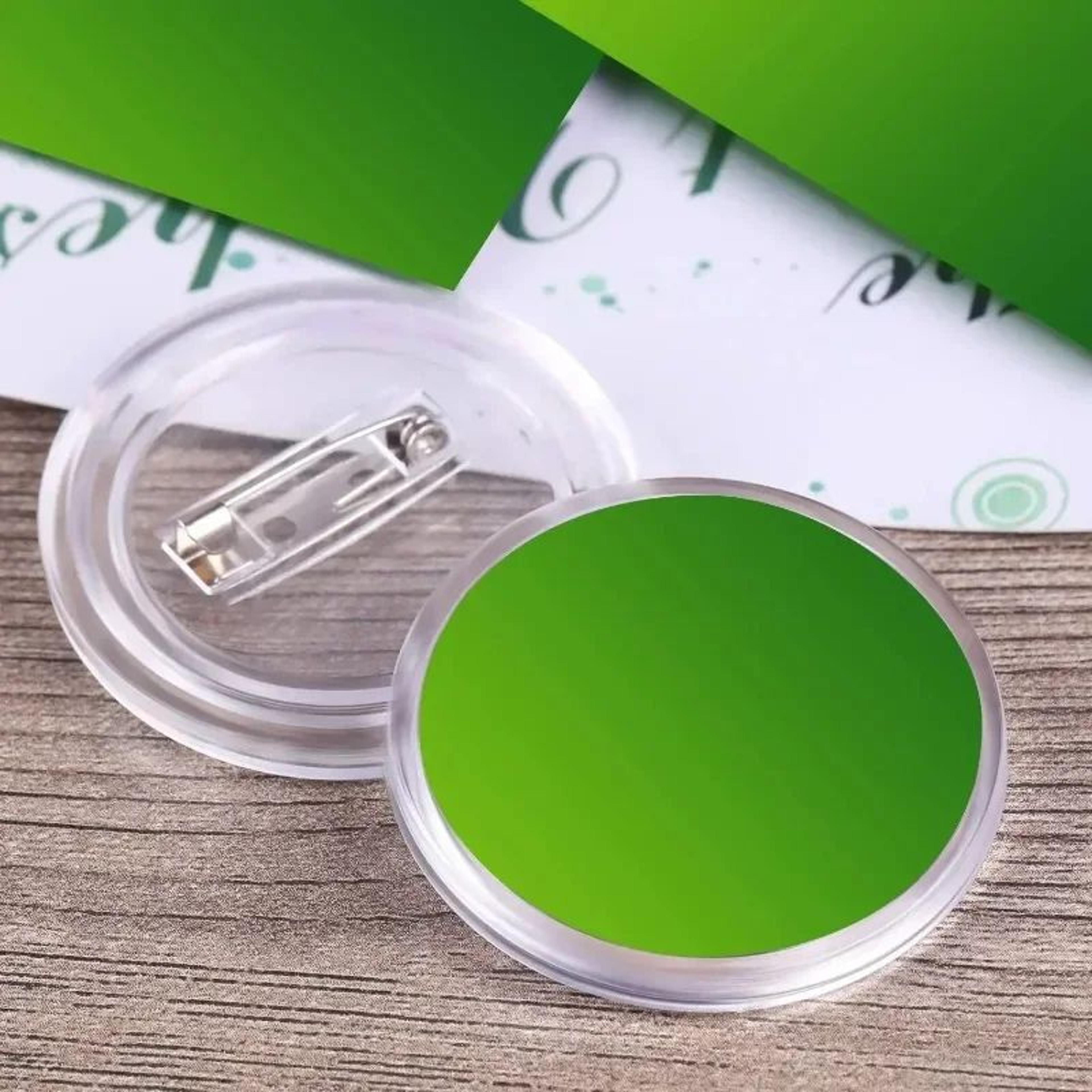 Reusable Clear Acrylic Badge Pins For DIY Custom Buttons 103050PCS 3