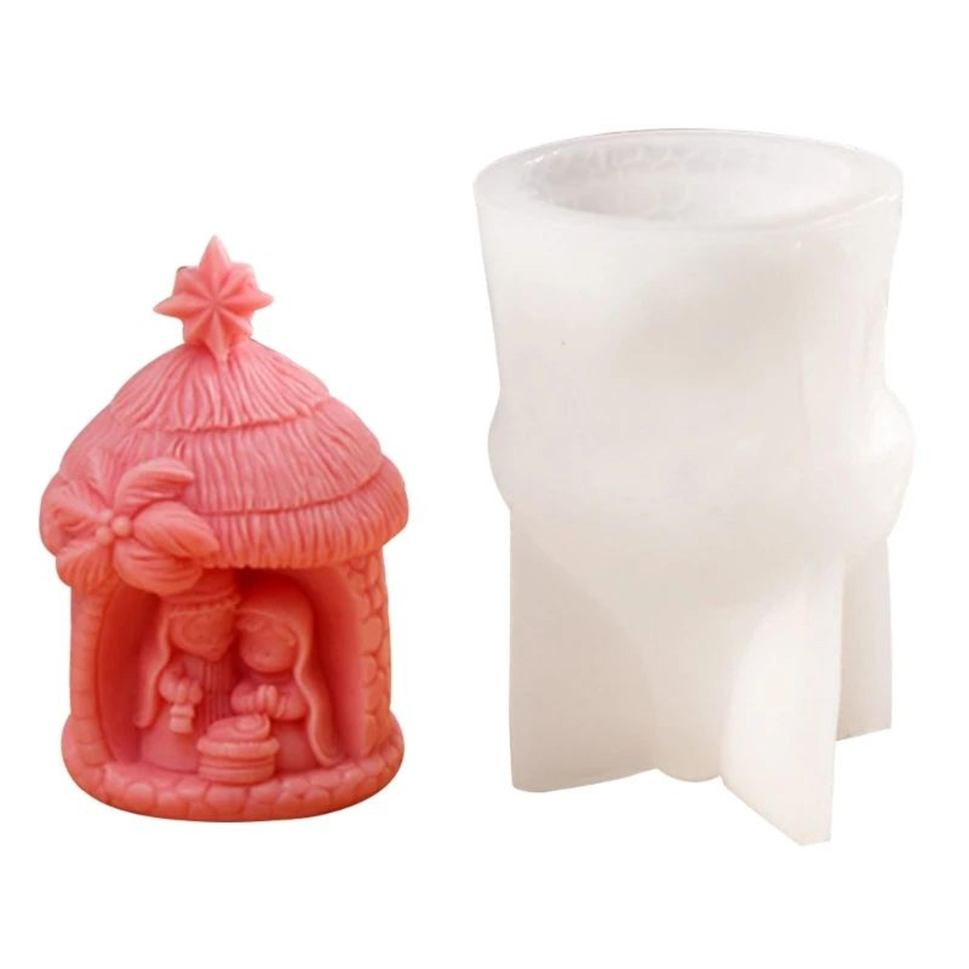 Holy Family Nativity Silicone Candle Mold For DIY Candle Making 7