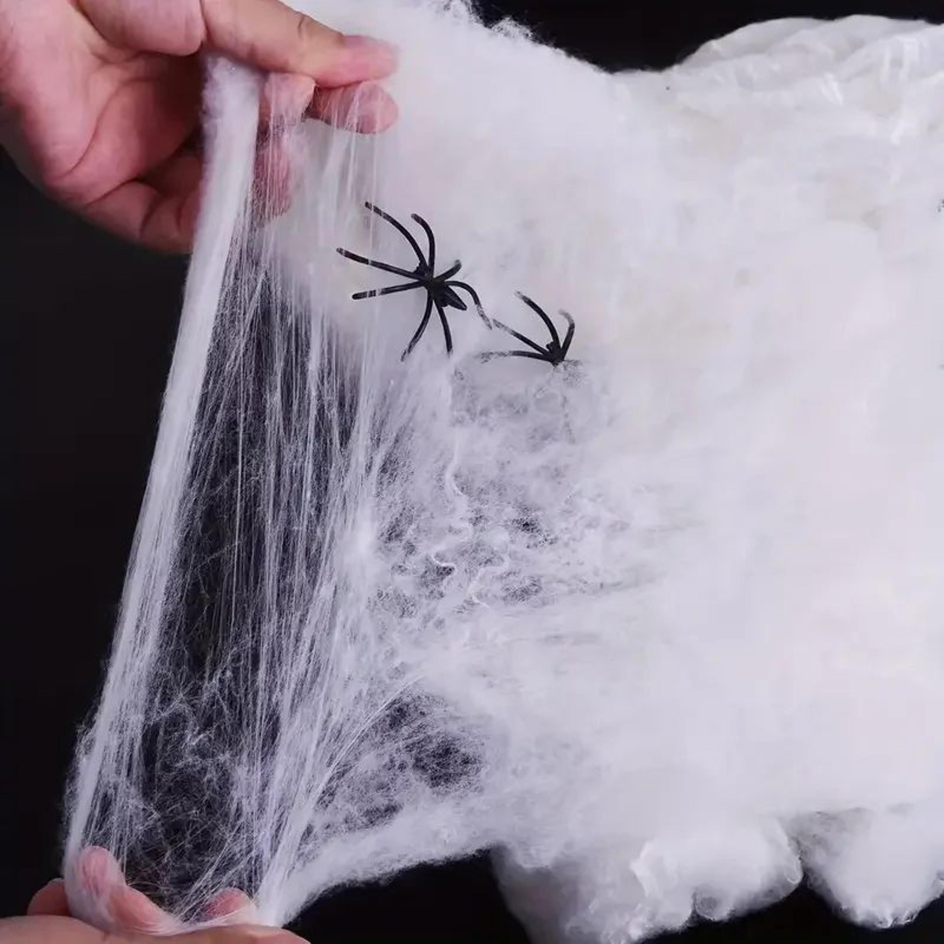 stretchy halloween spider web cobweb decoration for haunted house and party