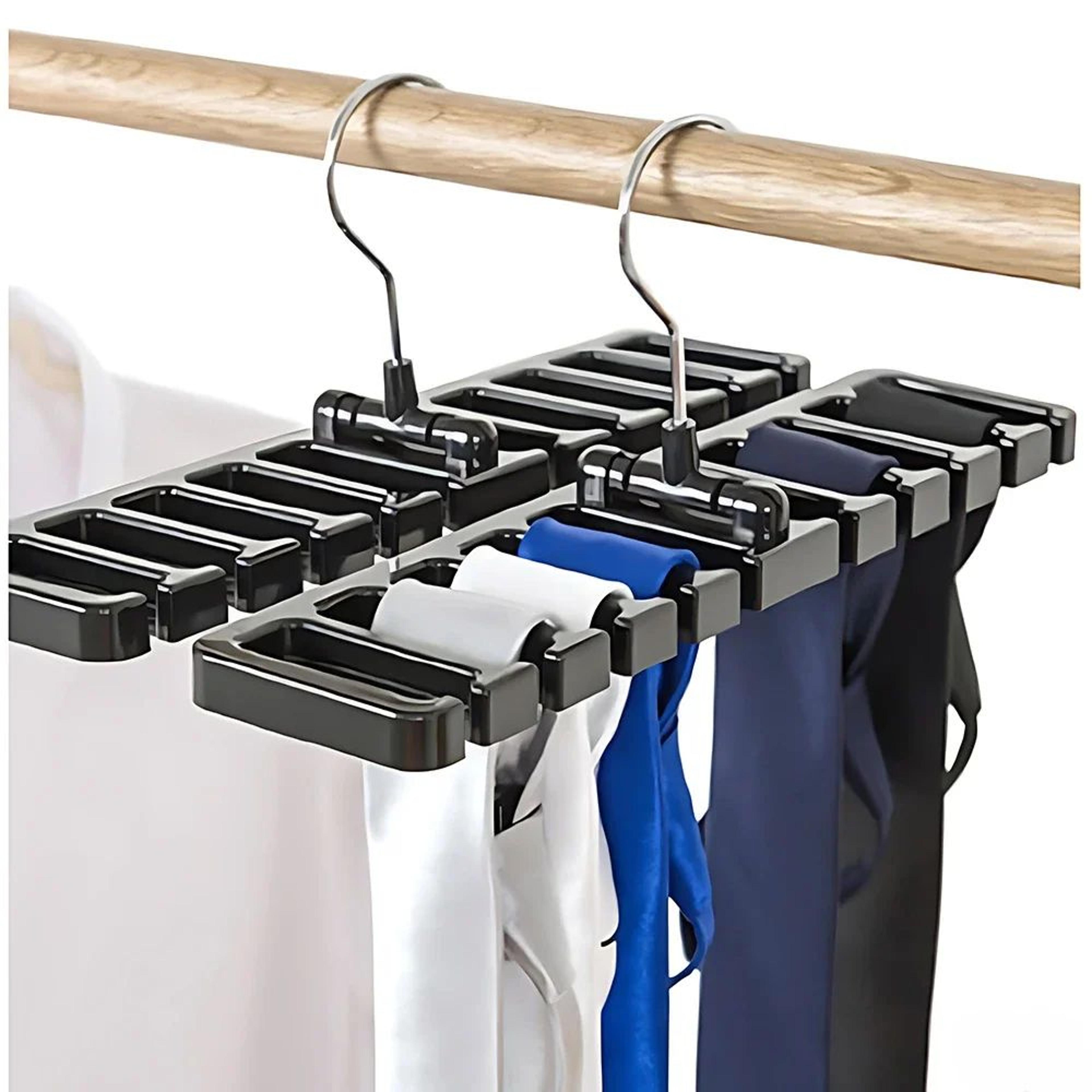 360 Rotating Belt Hanger And Tie Organizer For SpaceSaving Closet Storage 3