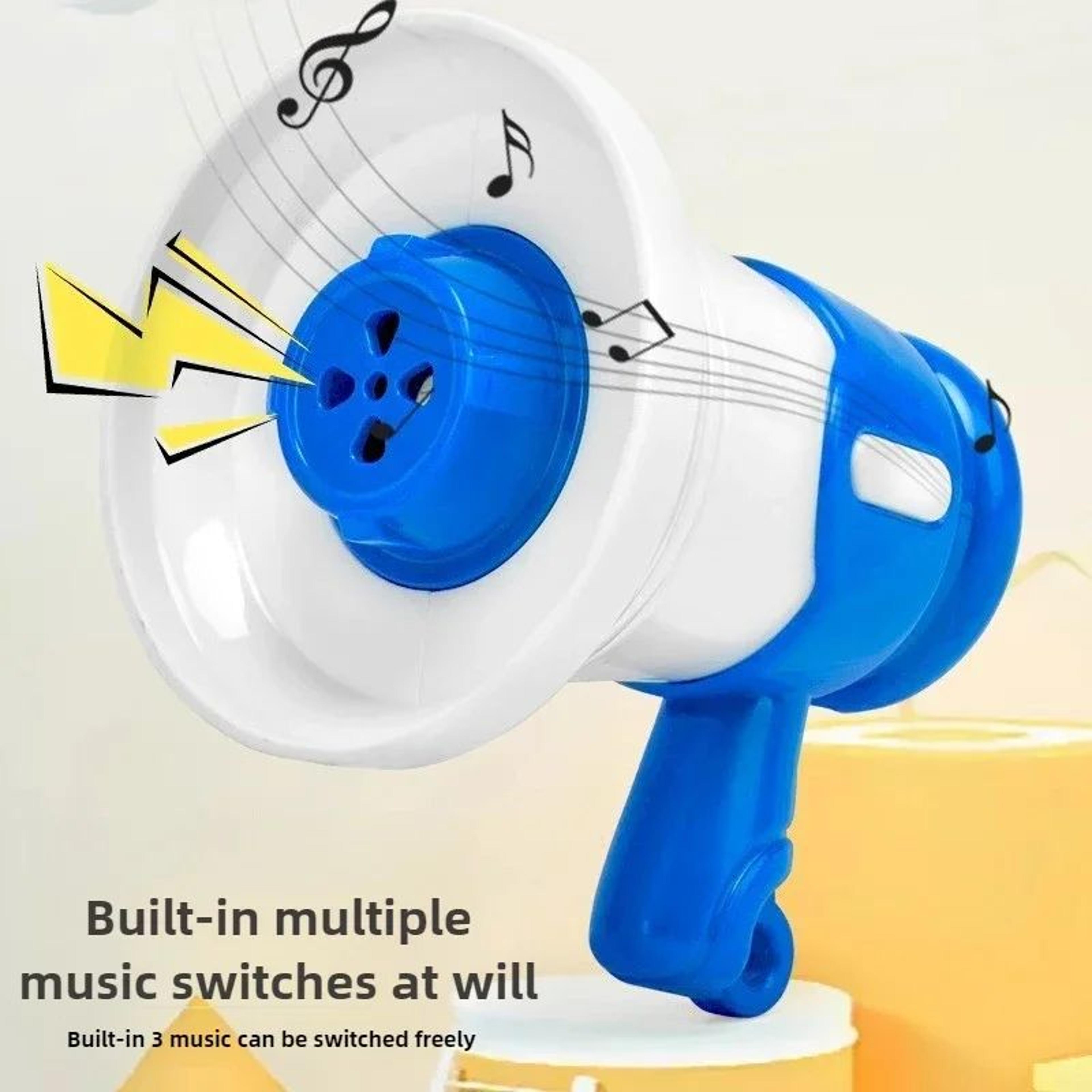 mini recording megaphone keychain portable loudspeaker toy