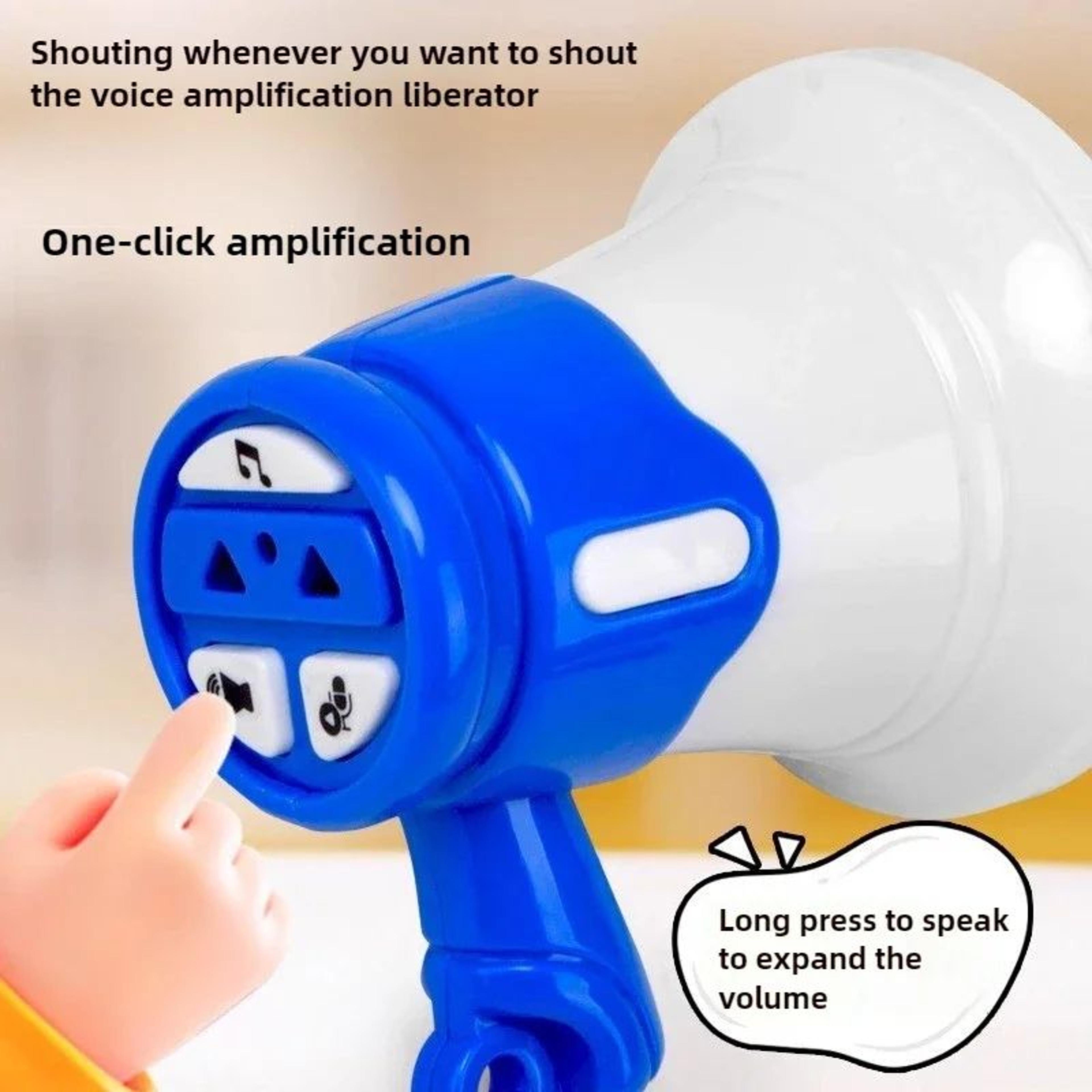 Mini Recording Megaphone Keychain Portable Loudspeaker Toy 2