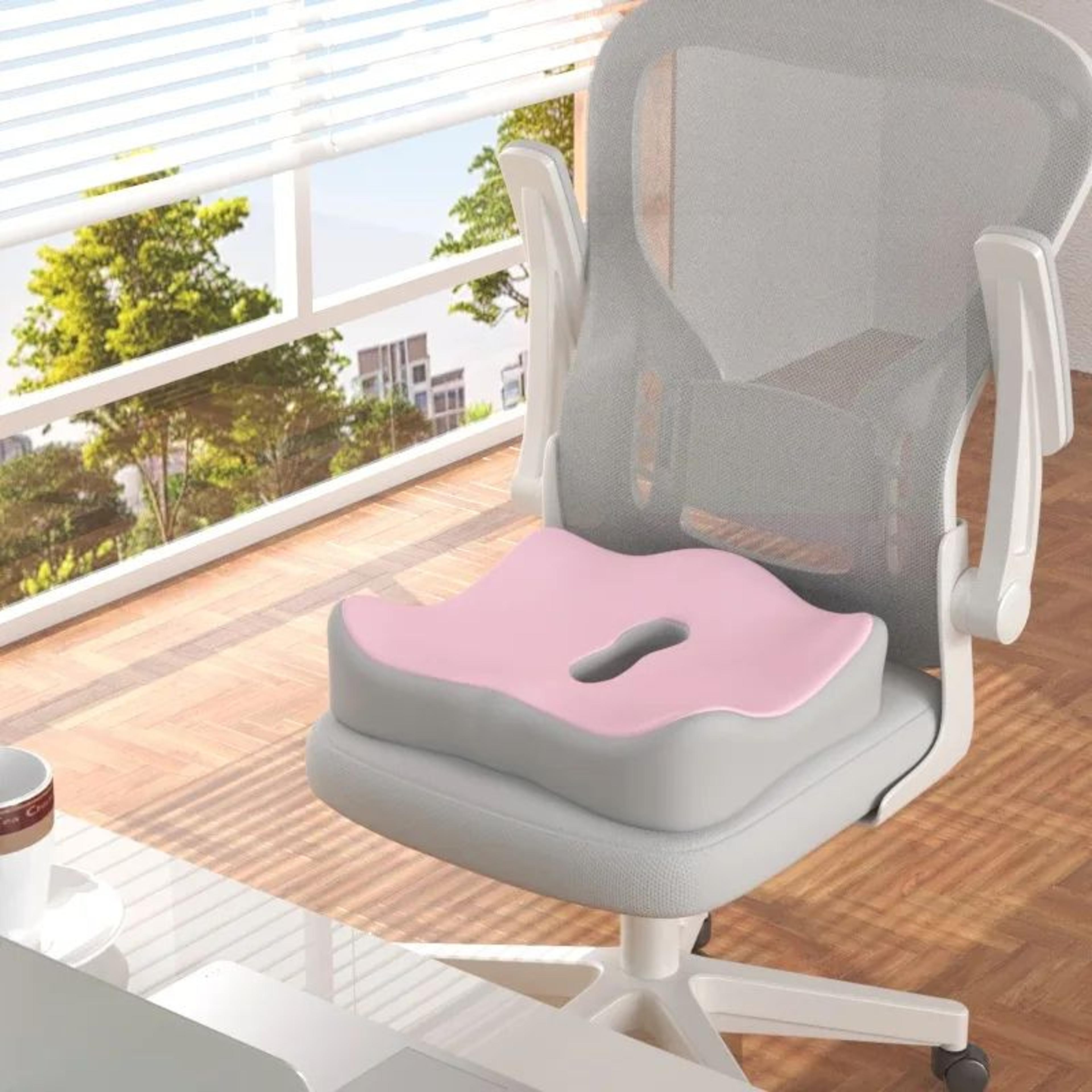 Ergonomic Memory Foam Seat Cushion With Lumbar And Hip Support 6
