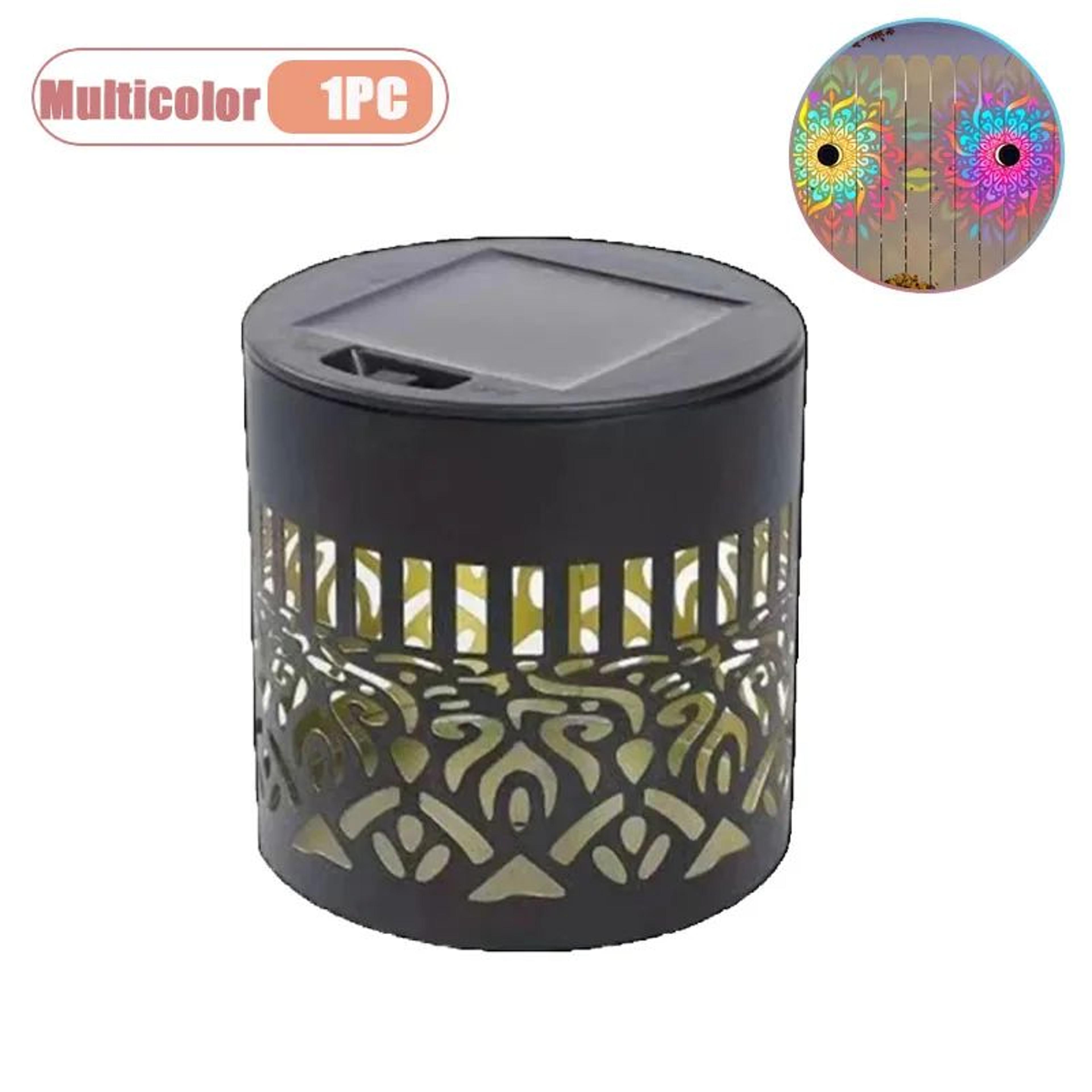 Solar Sunflower Mandala Wall Lantern Outdoor Waterproof Garden Fence Light 18PCS 6