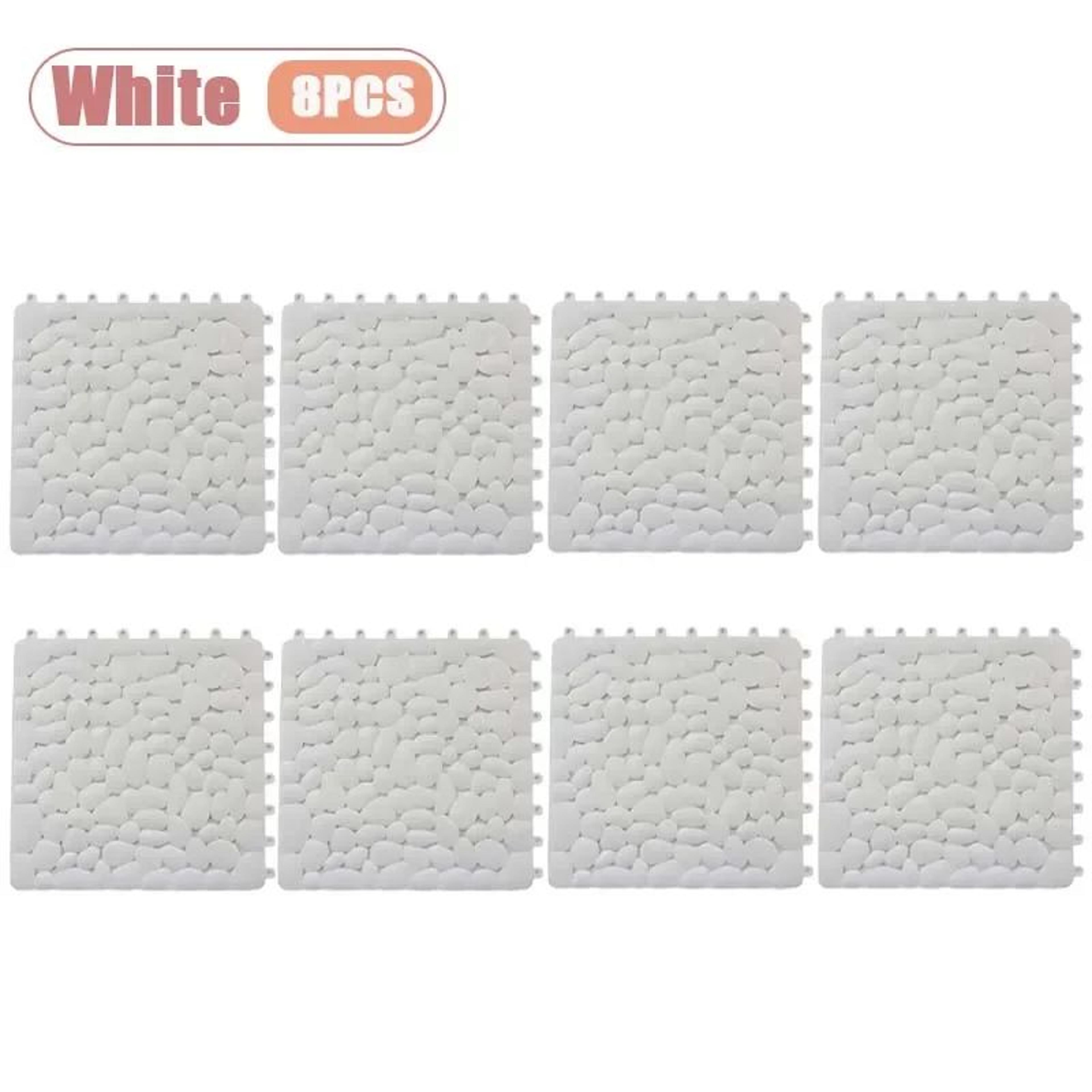Interlocking Pebble NonSlip Shower Mat 118 Inch Waterproof Bathroom Floor Tiles 13