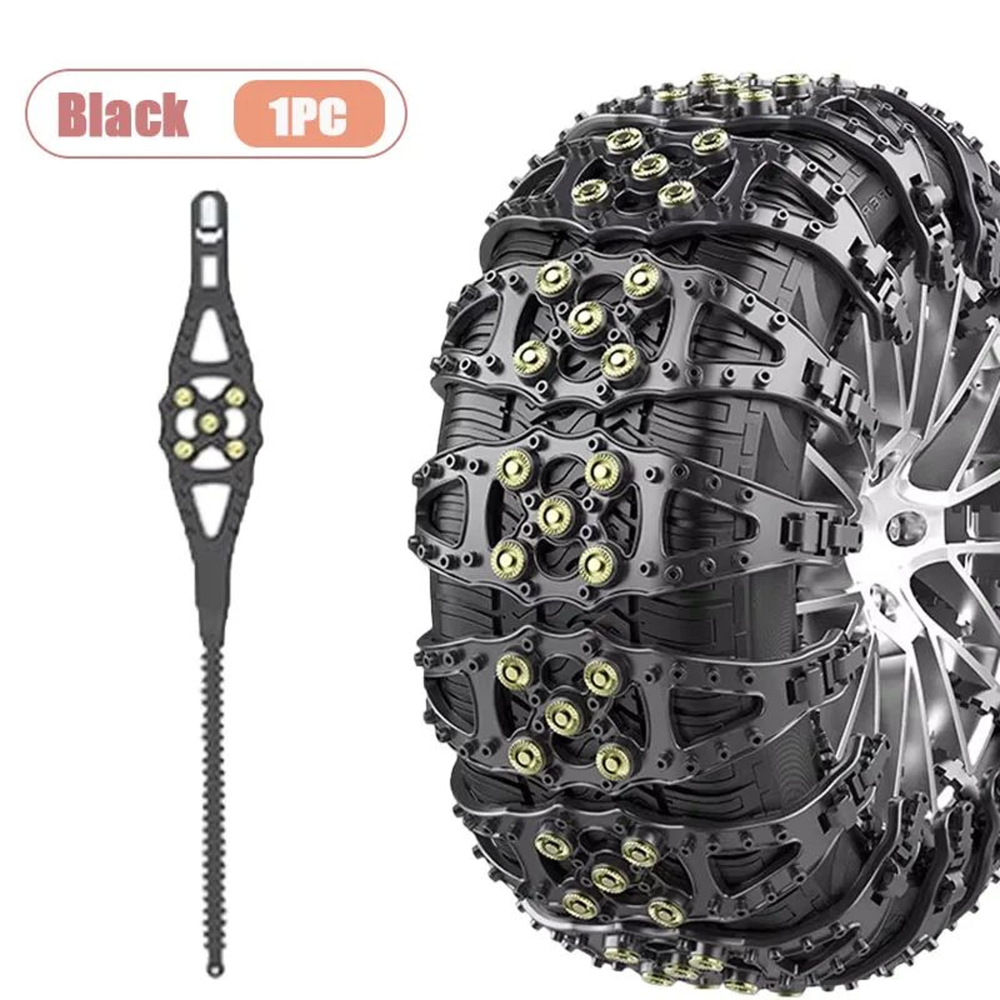 Universal Emergency Tire Snow Chains For Cars SUVs And Pickup Trucks 8