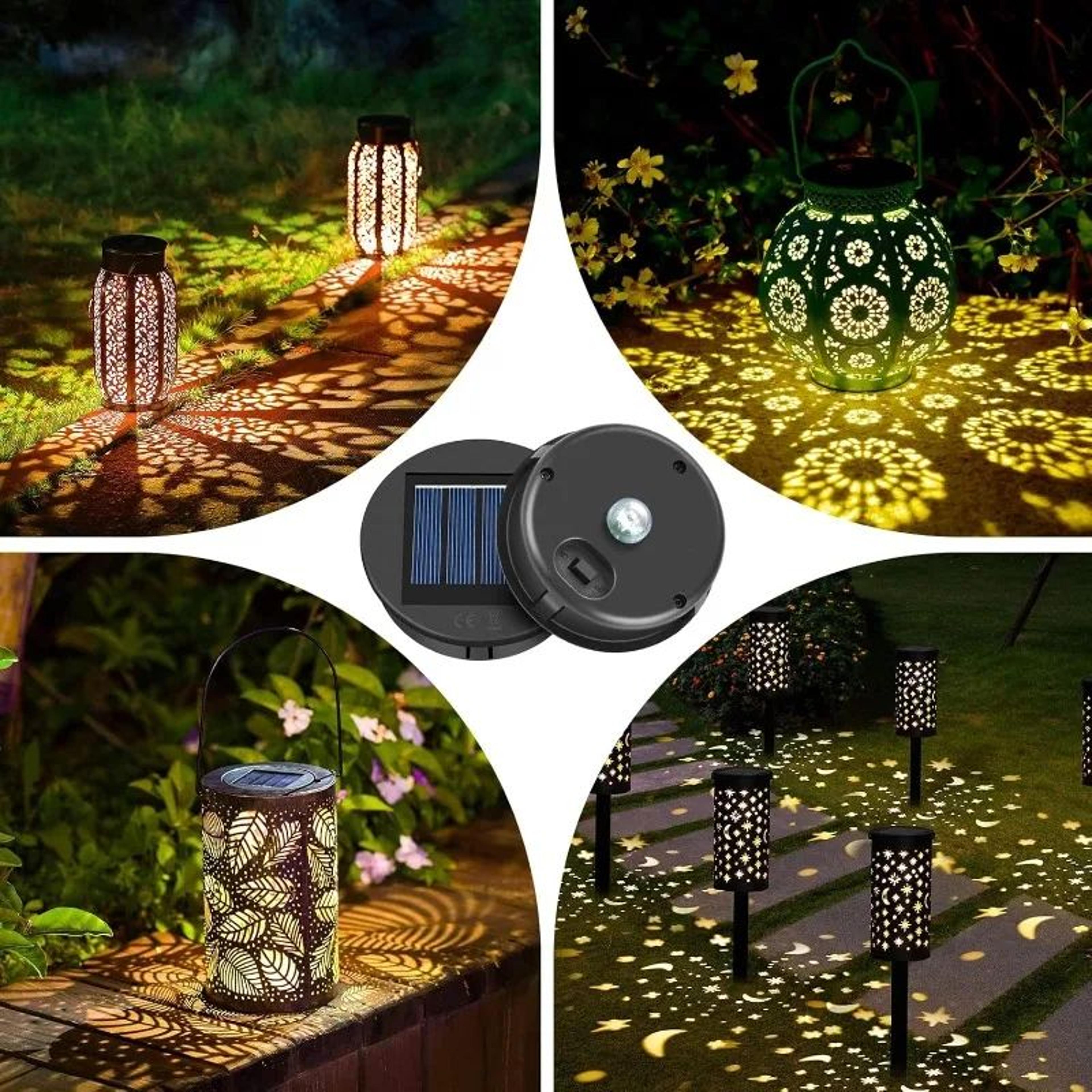 120PCS Solar Projection Lamp Replacement Pattern Covers Waterproof Decorative Shades 4