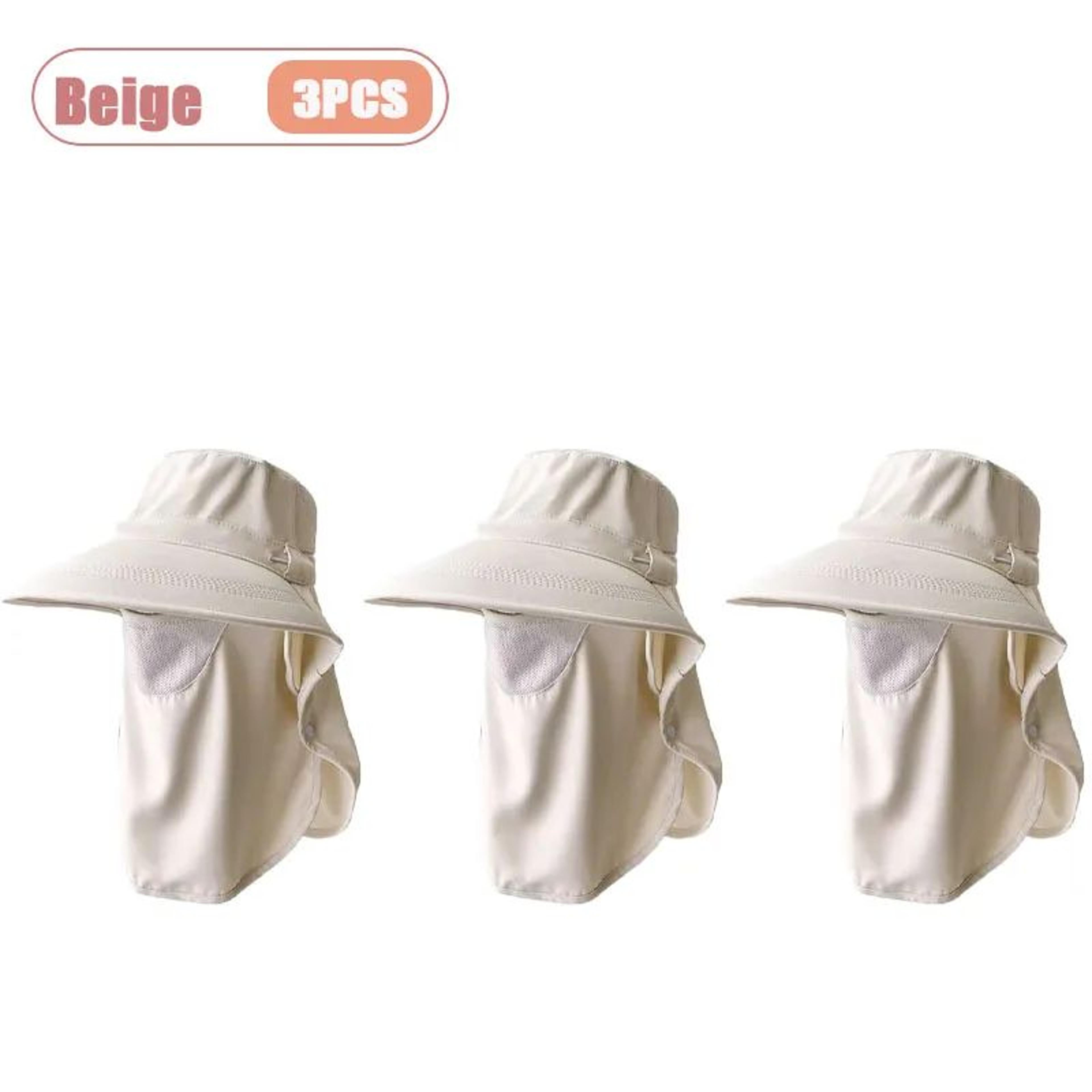 Womens UV Protection Sun Hat With Face Cover And Neck Flap 7