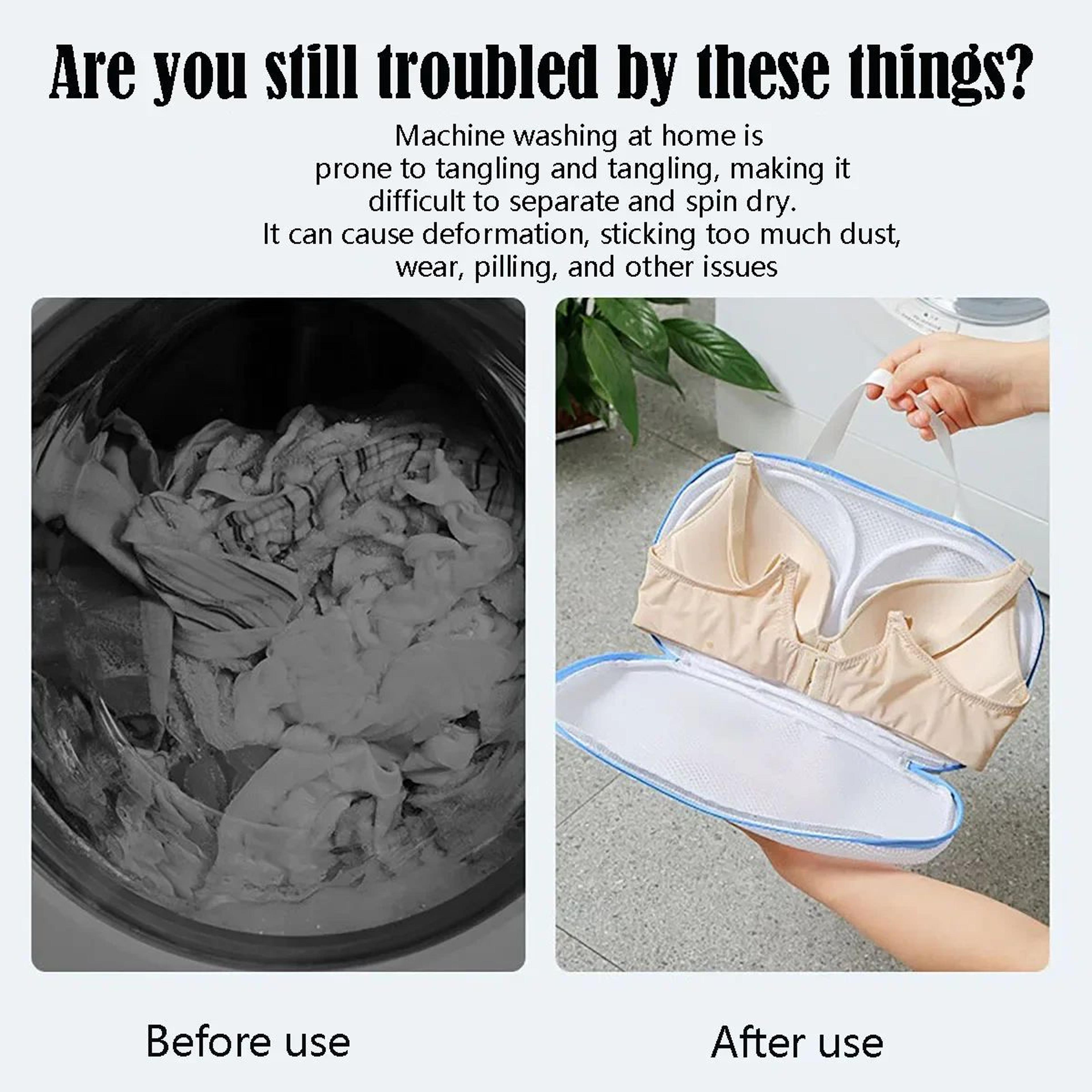 Protective Bra Mesh Laundry Bag With Zipper For Delicates 2
