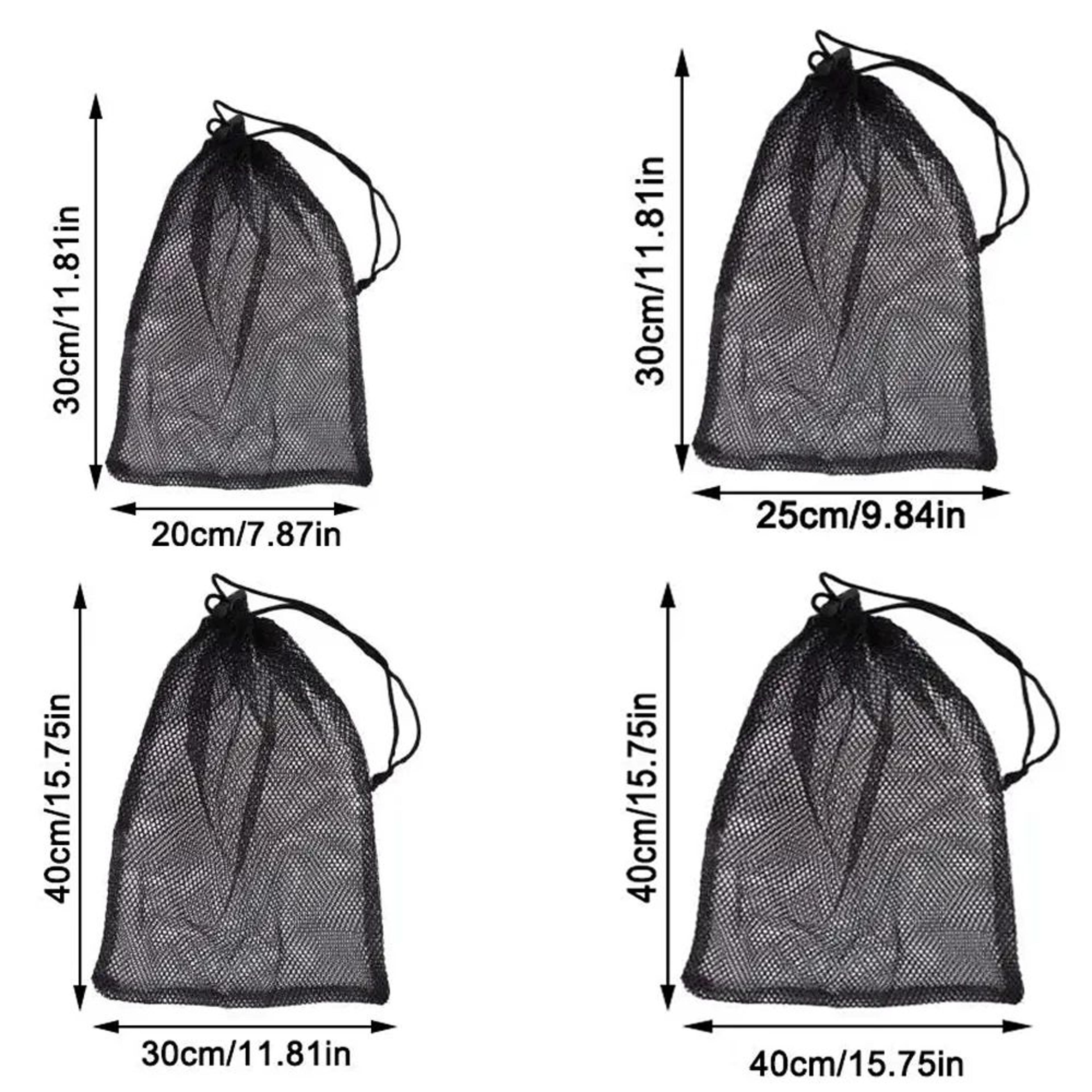 Small Mesh Drawstring Bags For Sports Swimming And Travel Storage 4