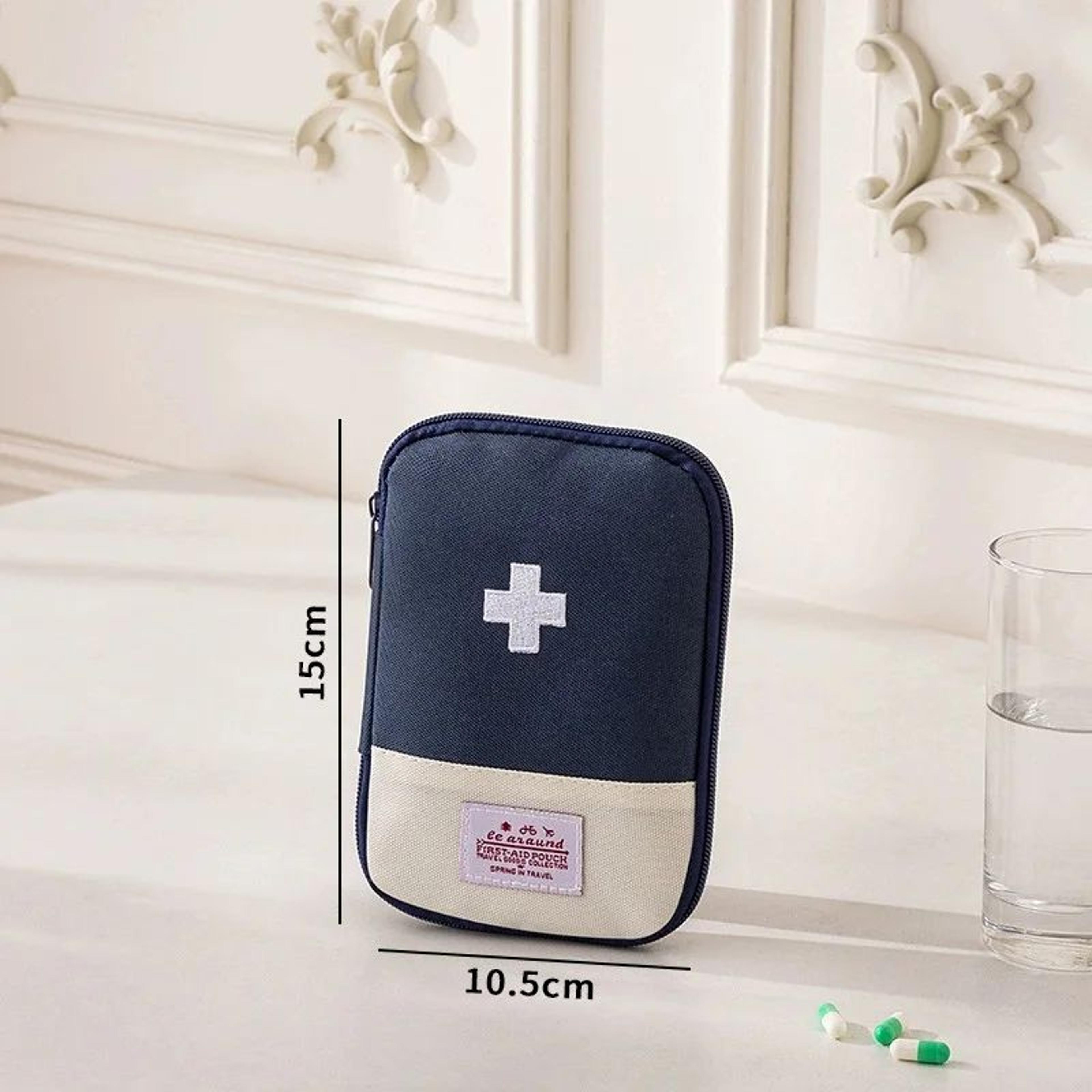 Portable Travel Medicine Organizer First Aid Pouch 10