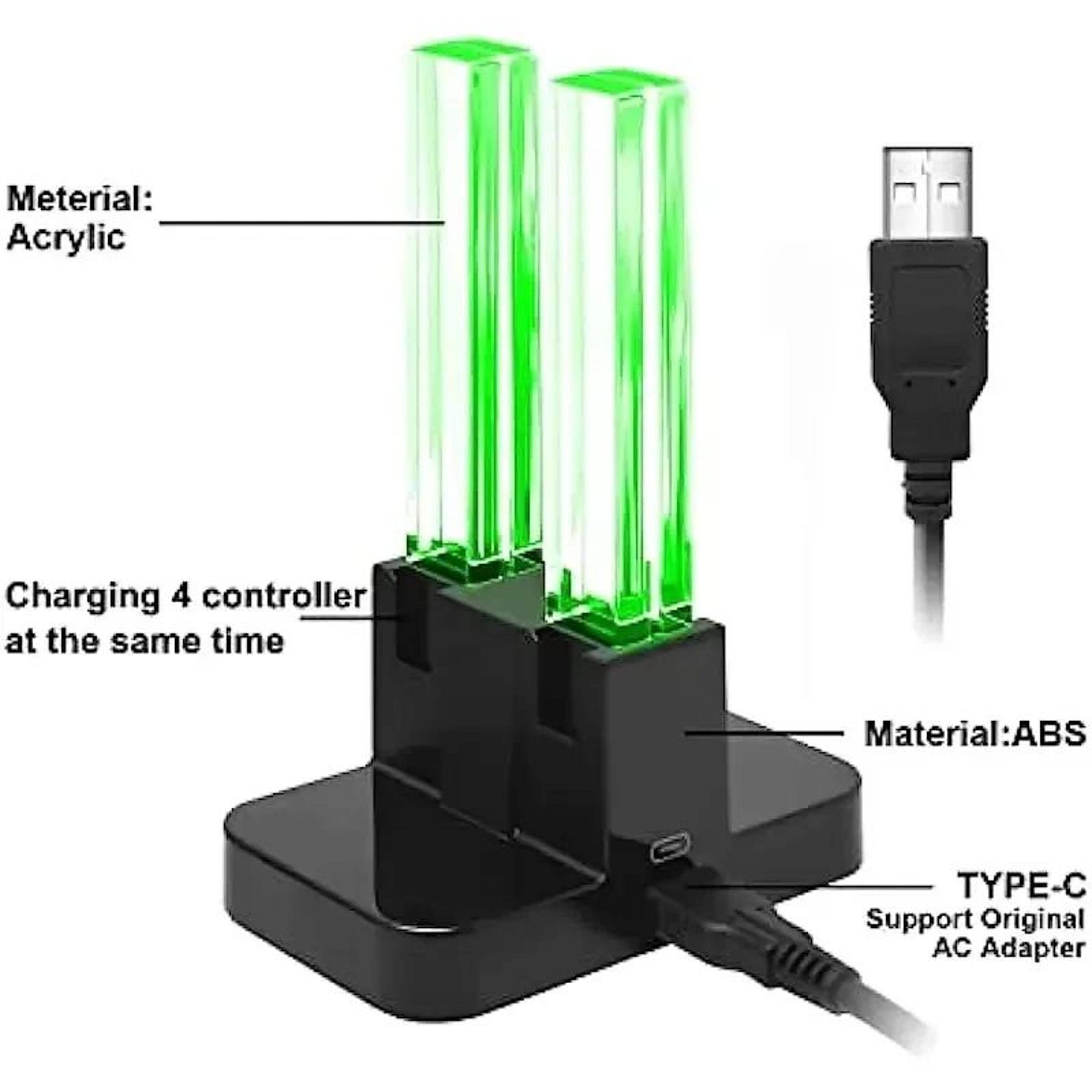 4in1 JoyCon Charging Dock With LED Indicators For Nintendo Switch 3