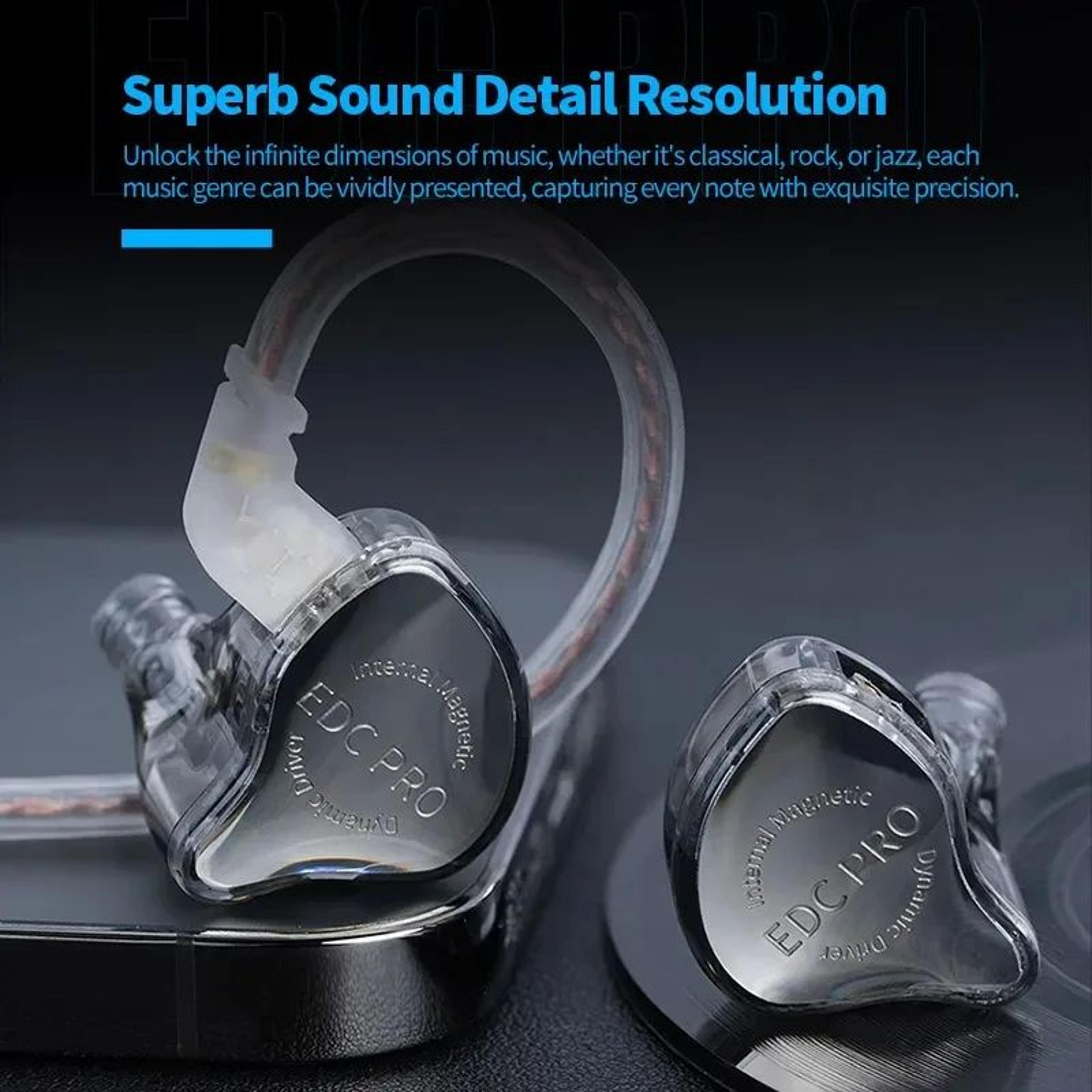 KZ EDC Pro HiFi Wired InEar Monitor Earbuds With Dynamic Driver 4