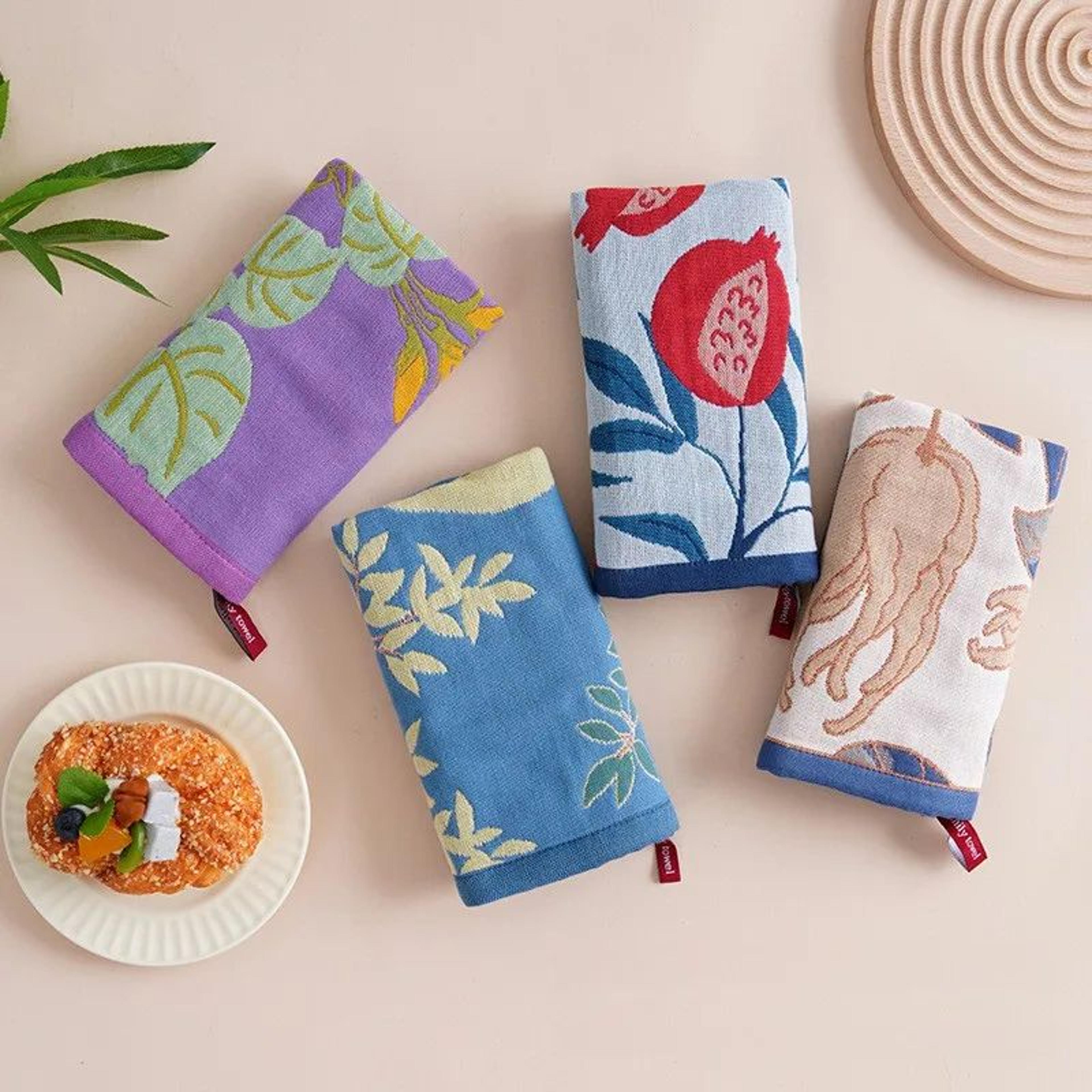 4Layer Cotton Gauze Kitchen Towel Quick Dry Absorbent Dish Cloth 1339 X 1575 Inch 3