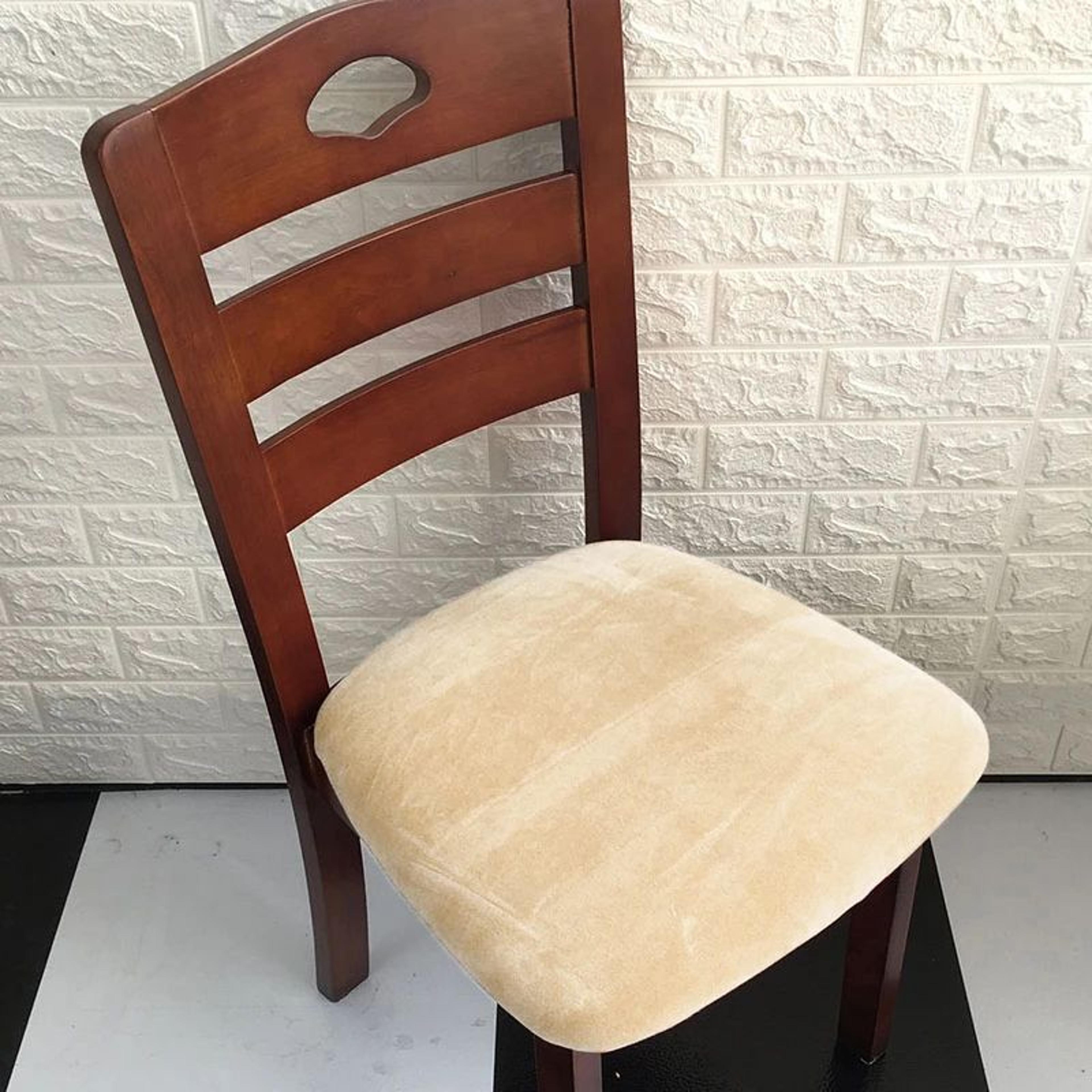 Soft Velvet Stretch Dining Chair Seat Cover Washable Cushion Slipcover 14