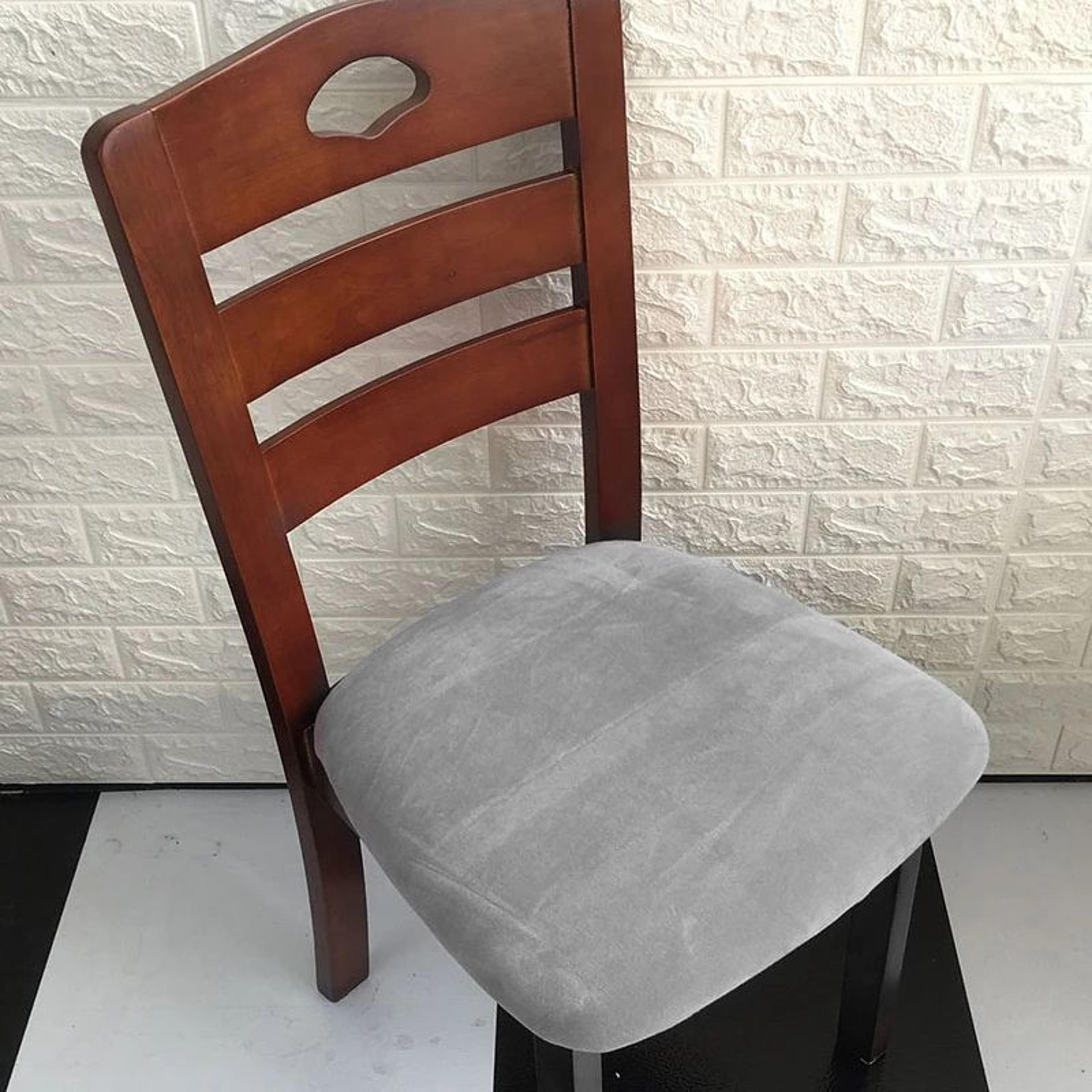 Soft Velvet Stretch Dining Chair Seat Cover Washable Cushion Slipcover 19