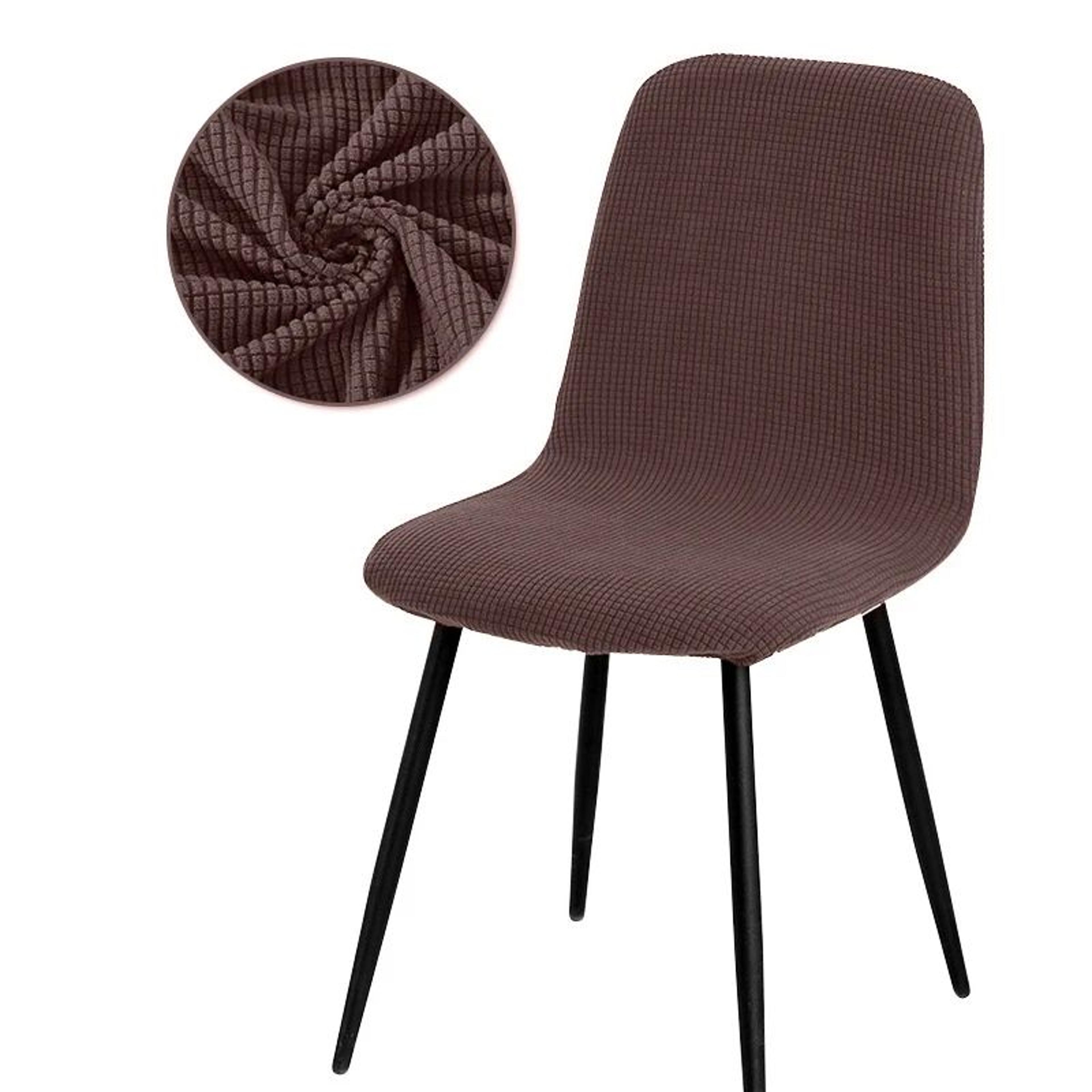 Modern Stretch Short Back Chair Cover For Office Dining And Banquet Chairs 13