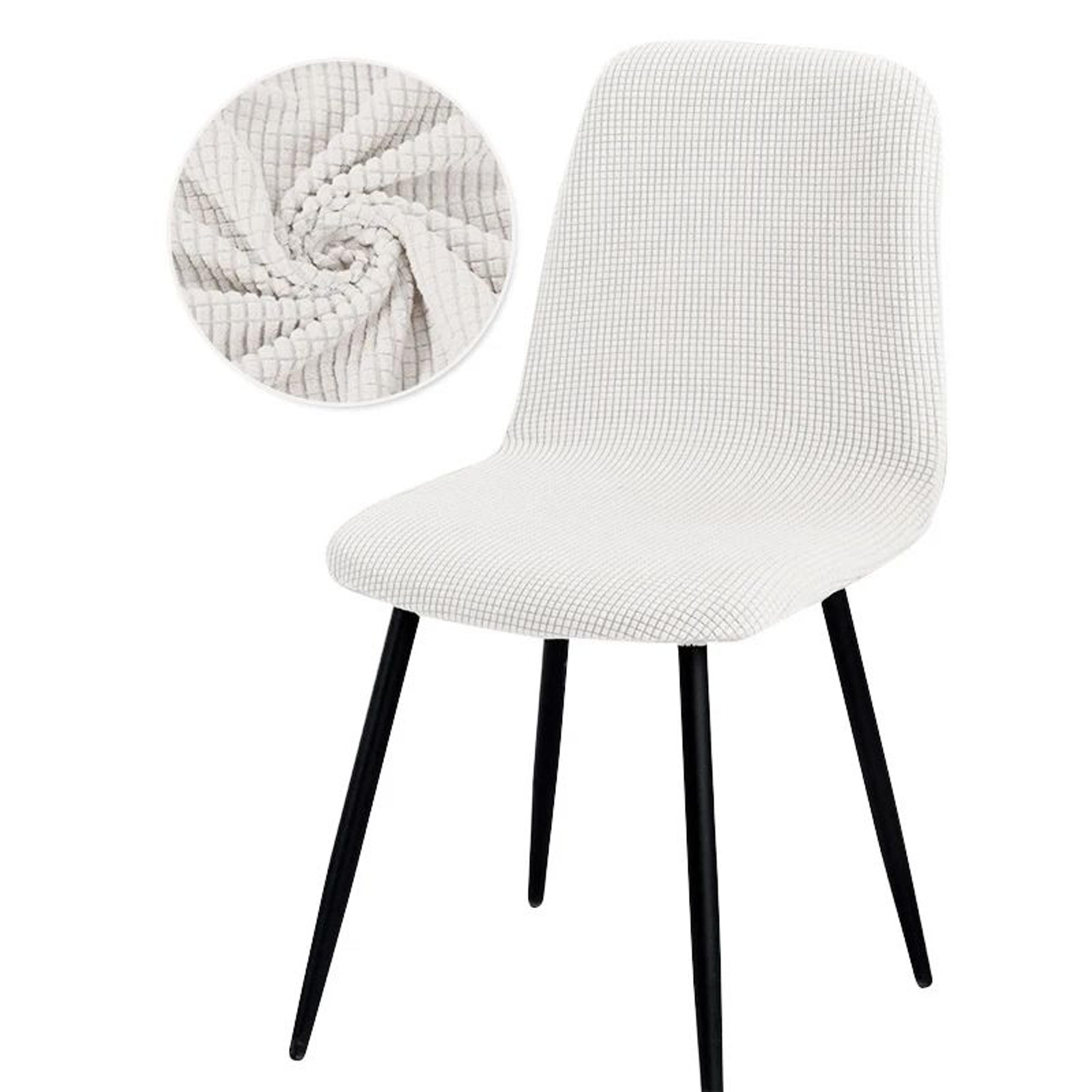 Modern Stretch Short Back Chair Cover For Office Dining And Banquet Chairs 12