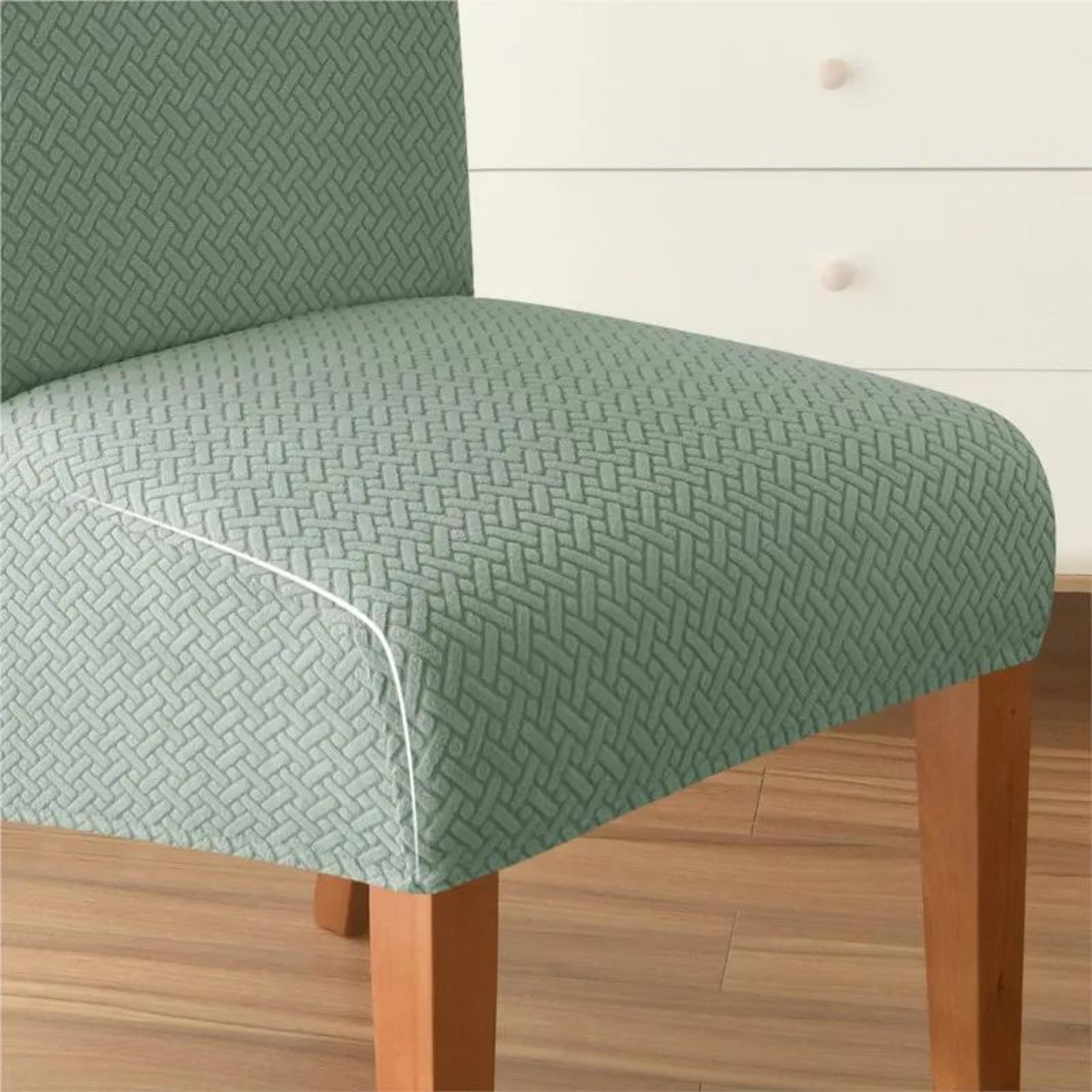 Polar Fleece High Back Dining Chair Cover Stretch Protective Slipcover 4
