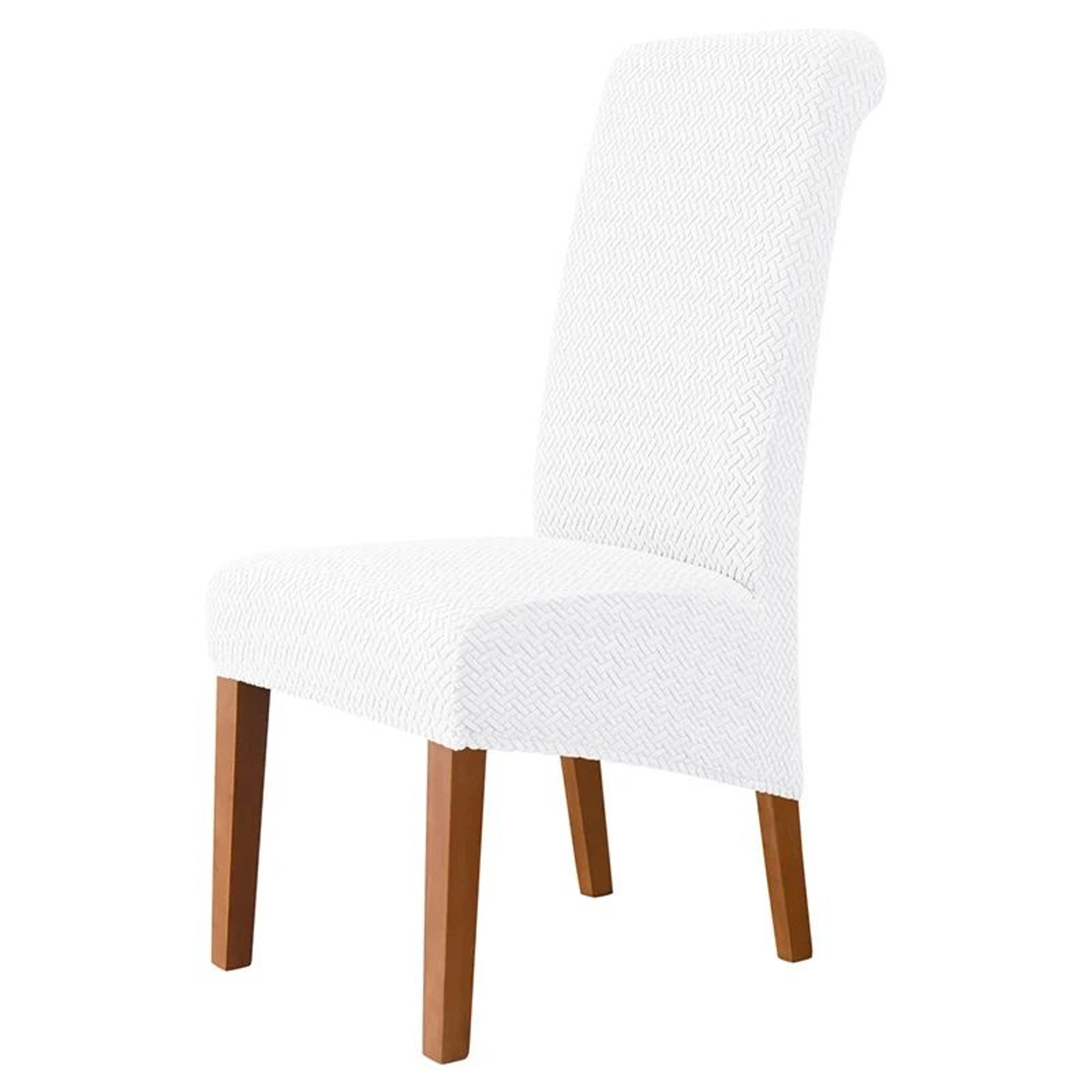 Polar Fleece High Back Dining Chair Cover Stretch Protective Slipcover 13