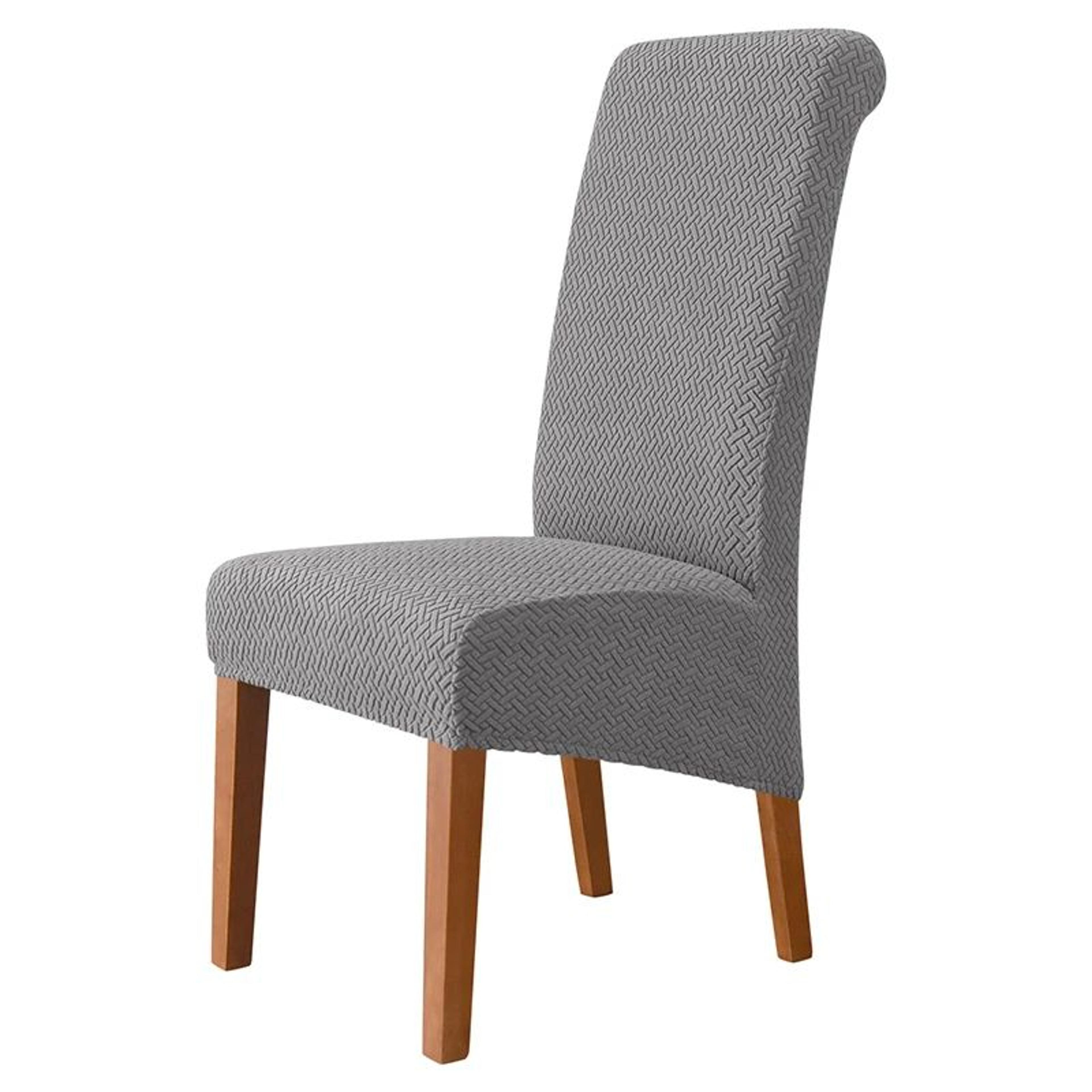 Polar Fleece High Back Dining Chair Cover Stretch Protective Slipcover 11