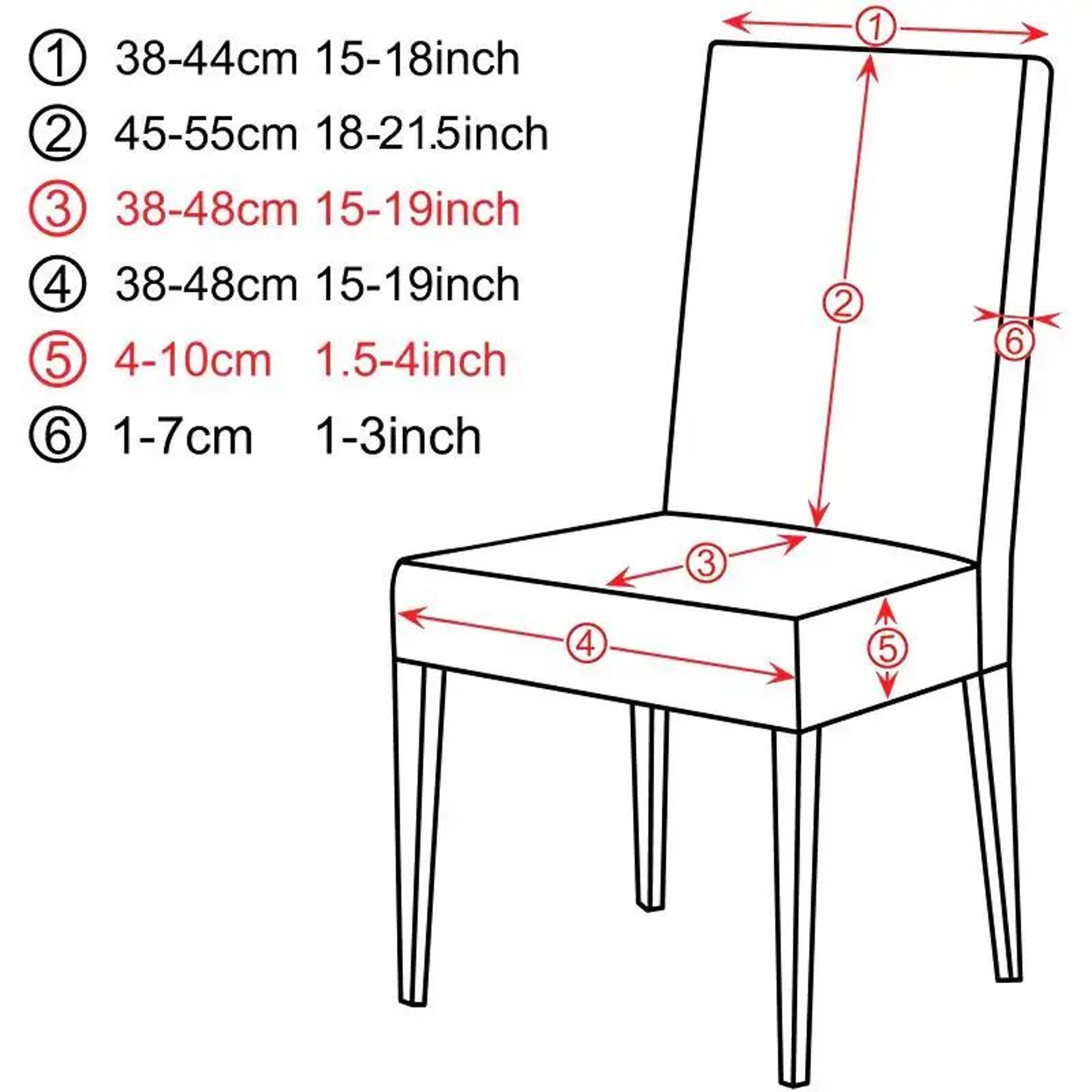 Jacquard Stretch Dining Chair Cover Washable Spandex Slipcover 1