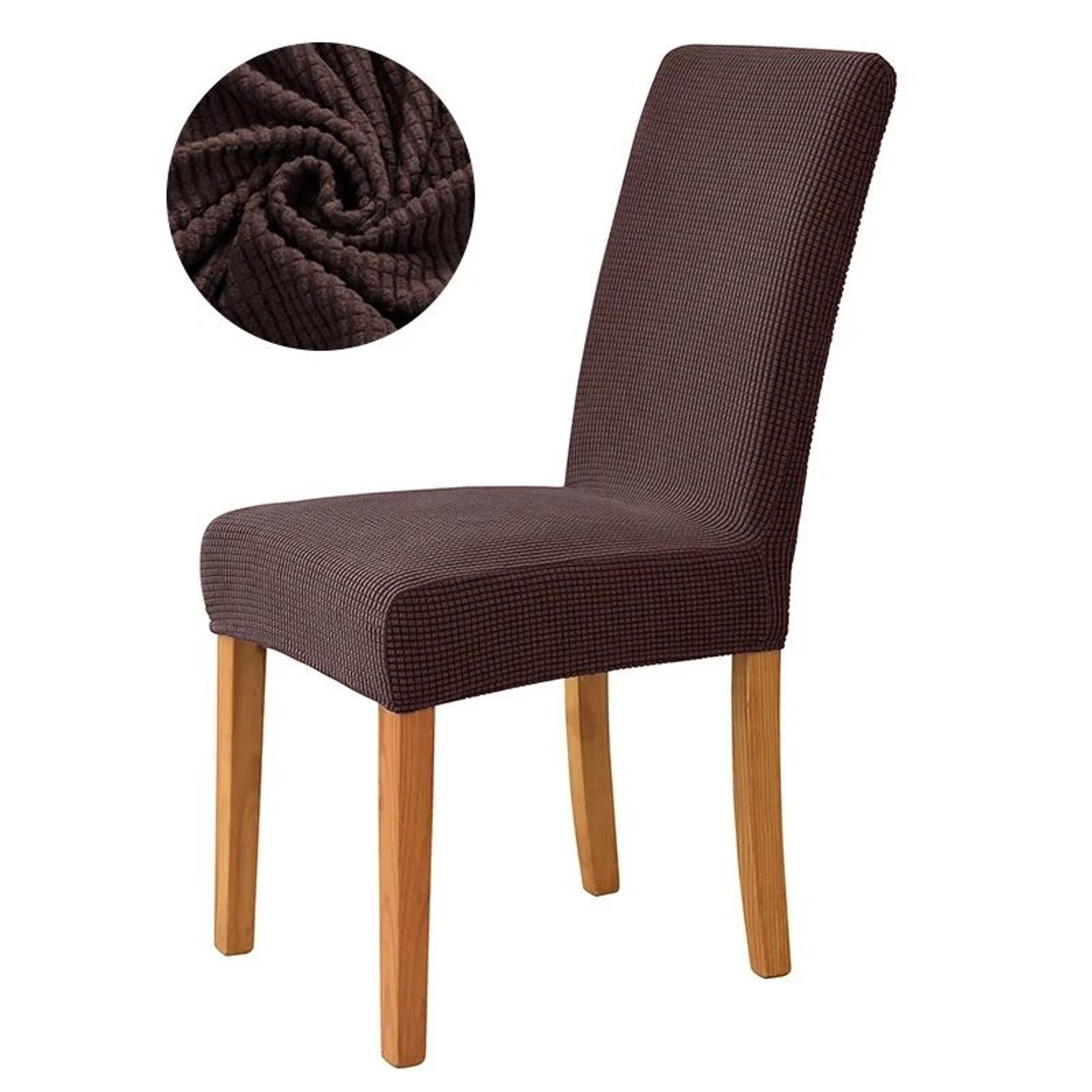 Jacquard Stretch Dining Chair Cover Washable Spandex Slipcover 13