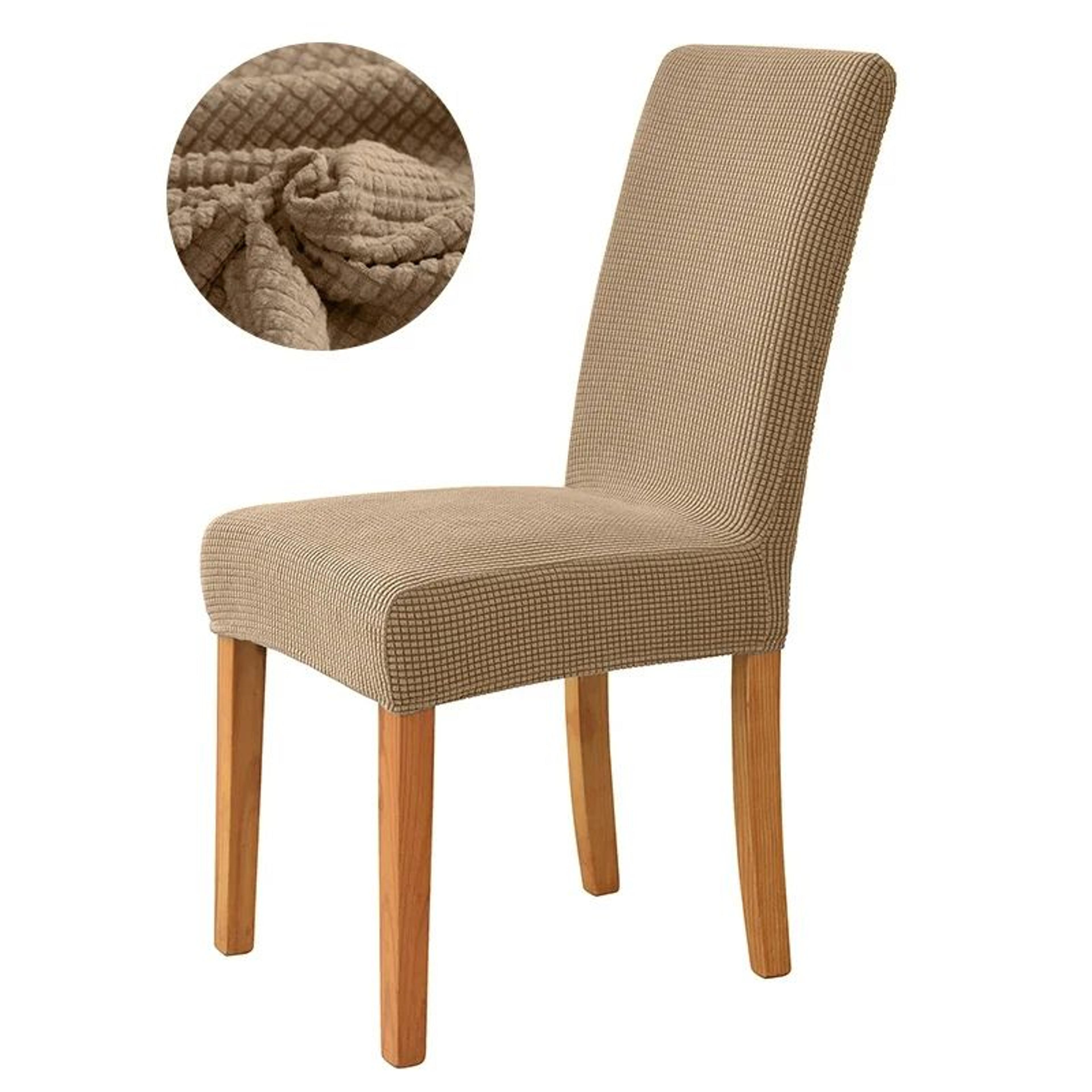 Jacquard Stretch Dining Chair Cover Washable Spandex Slipcover 10