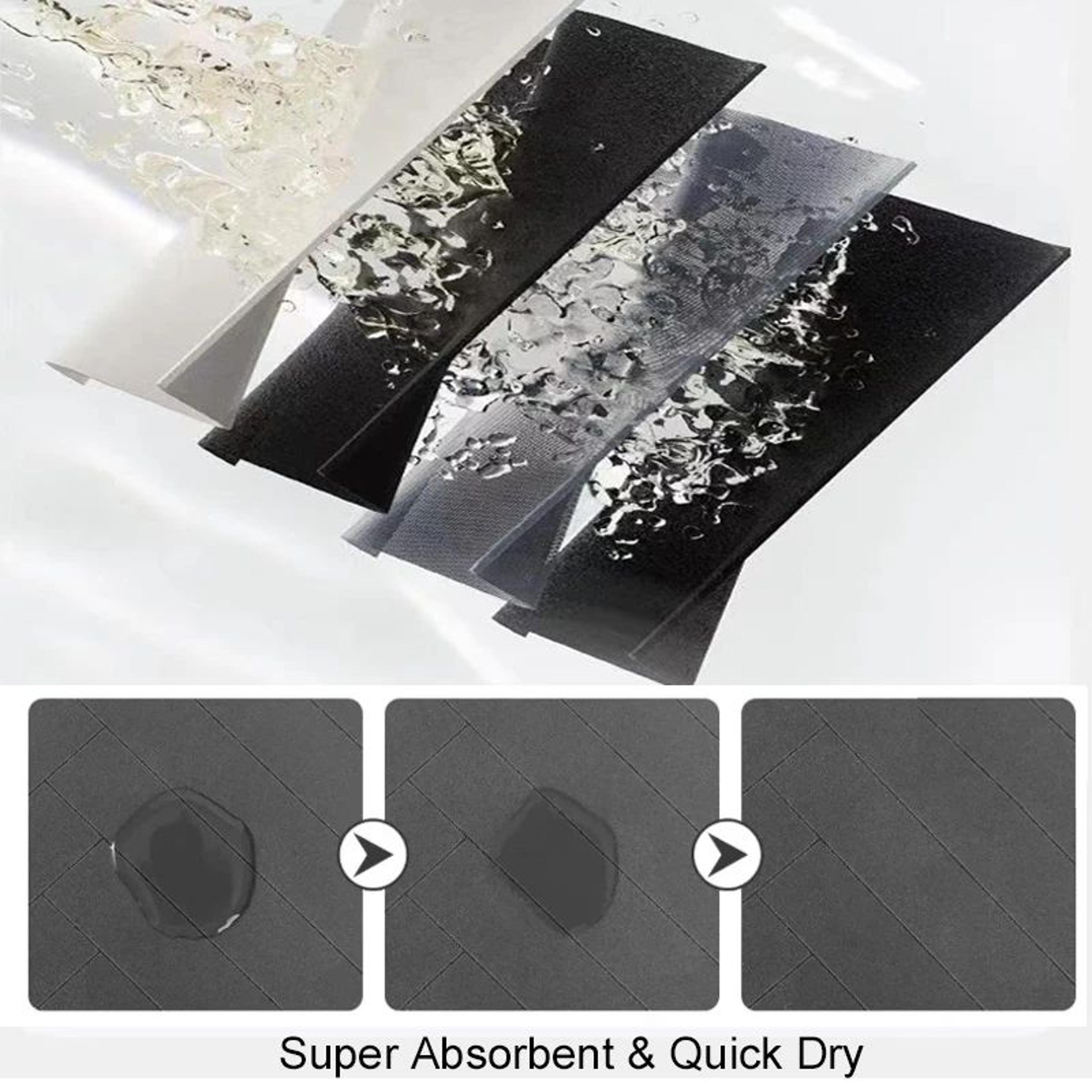 QuickDry Absorbent Pet Feeding Mat With Waterproof NonSlip Backing 3