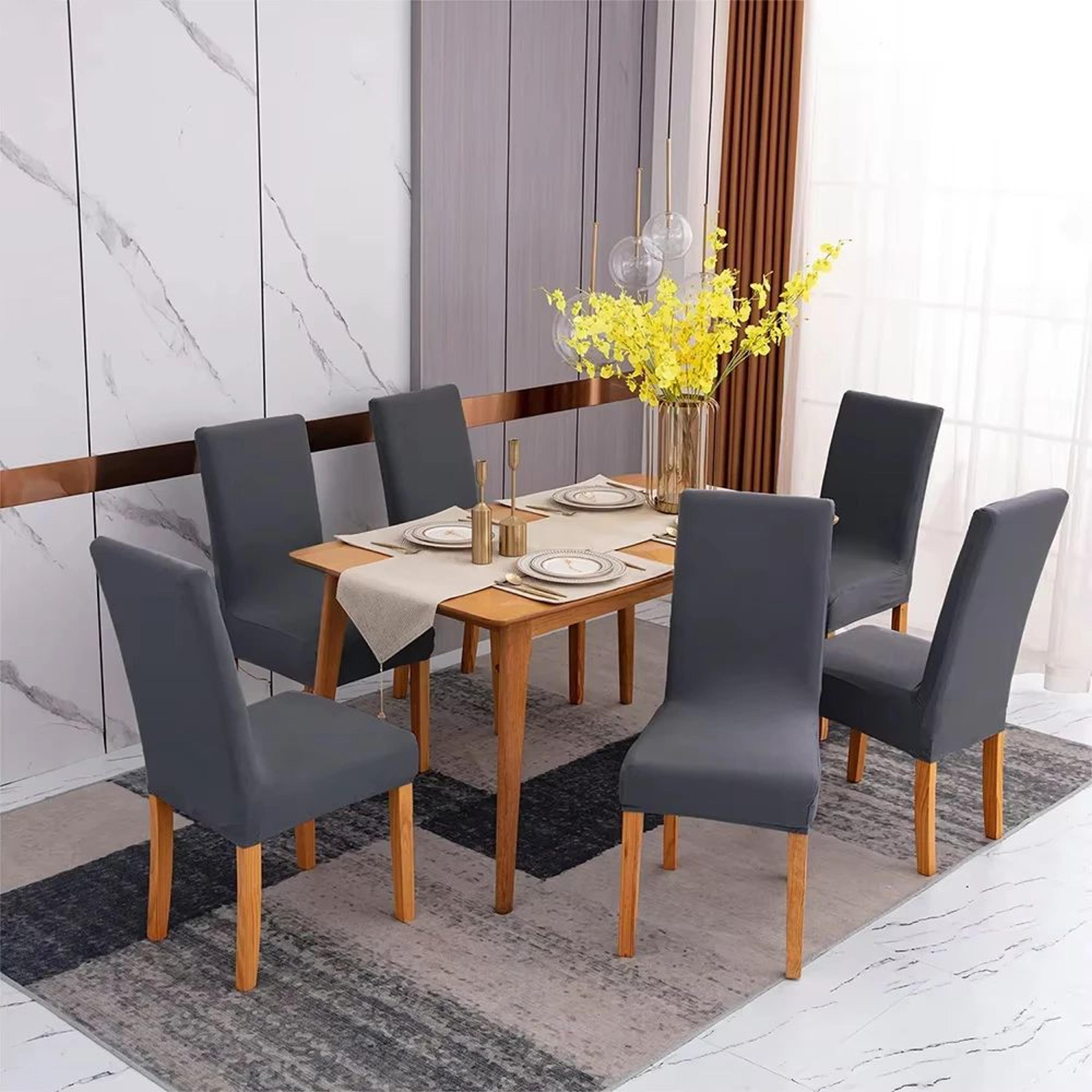 Waterproof Stretch Dining Chair Cover Universal Elastic Slipcover 1