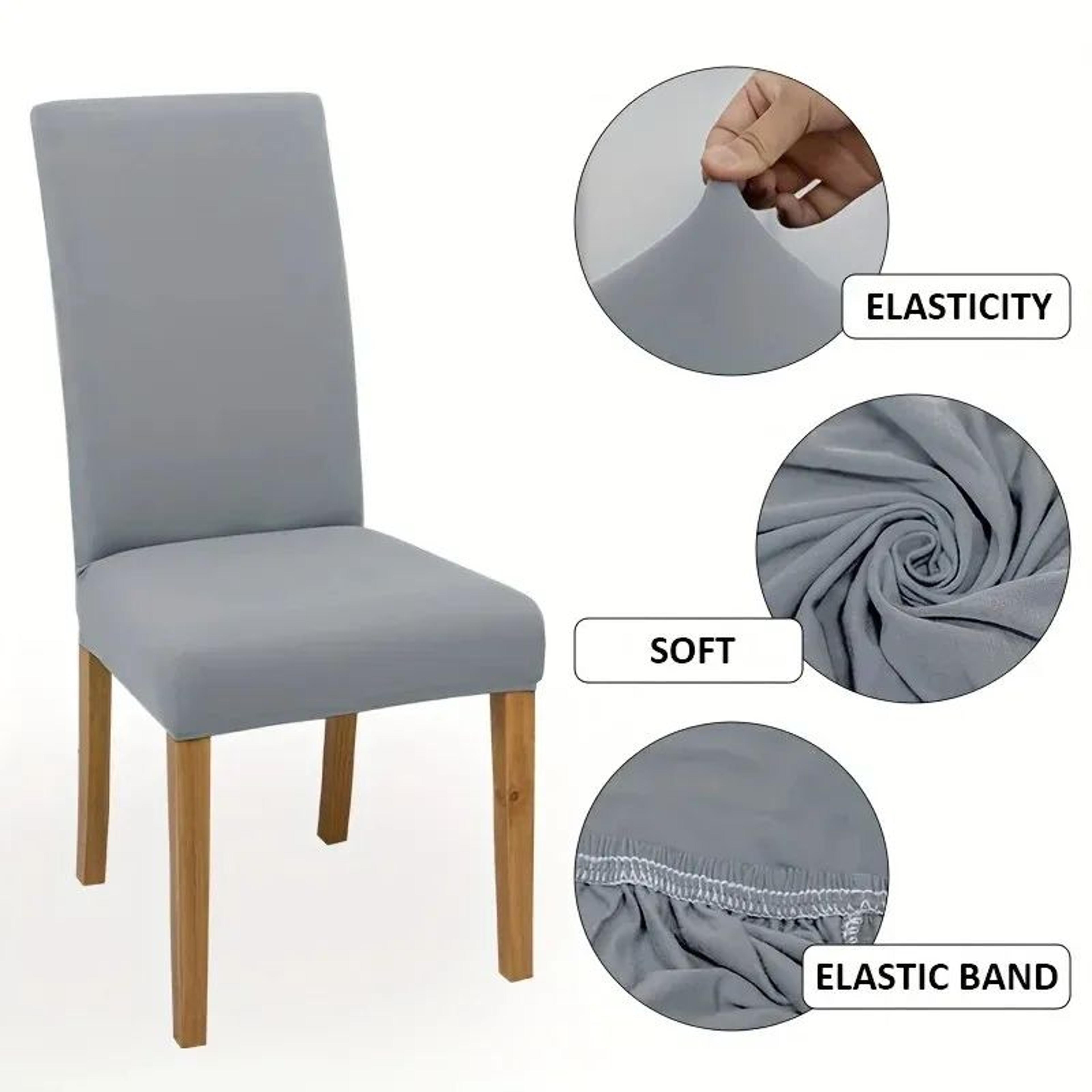 Waterproof Stretch Dining Chair Cover Universal Elastic Slipcover 4