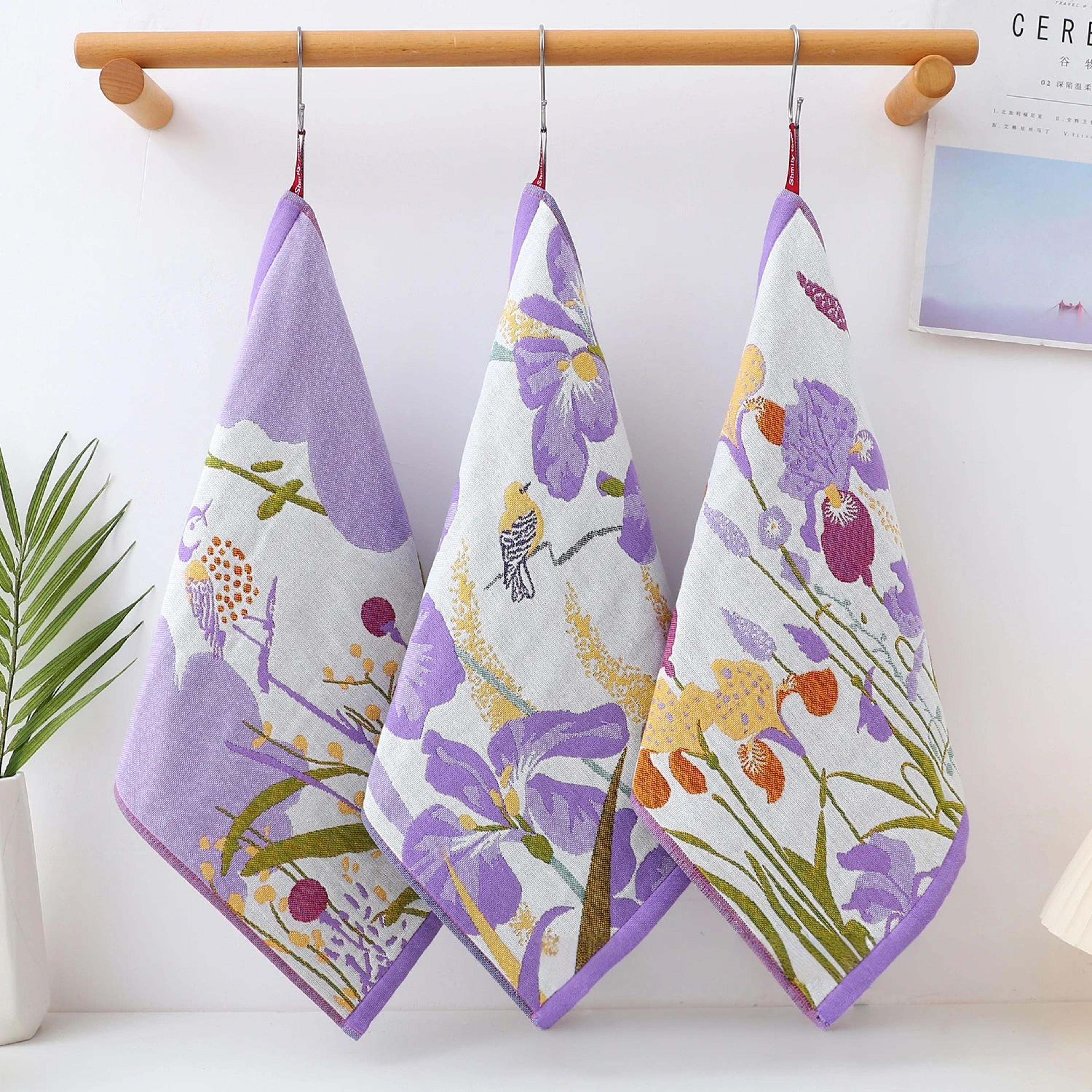 4Layer Pure Cotton Gauze Kitchen Hand Towel Quick Dry 1339 X 1575 Inch 5
