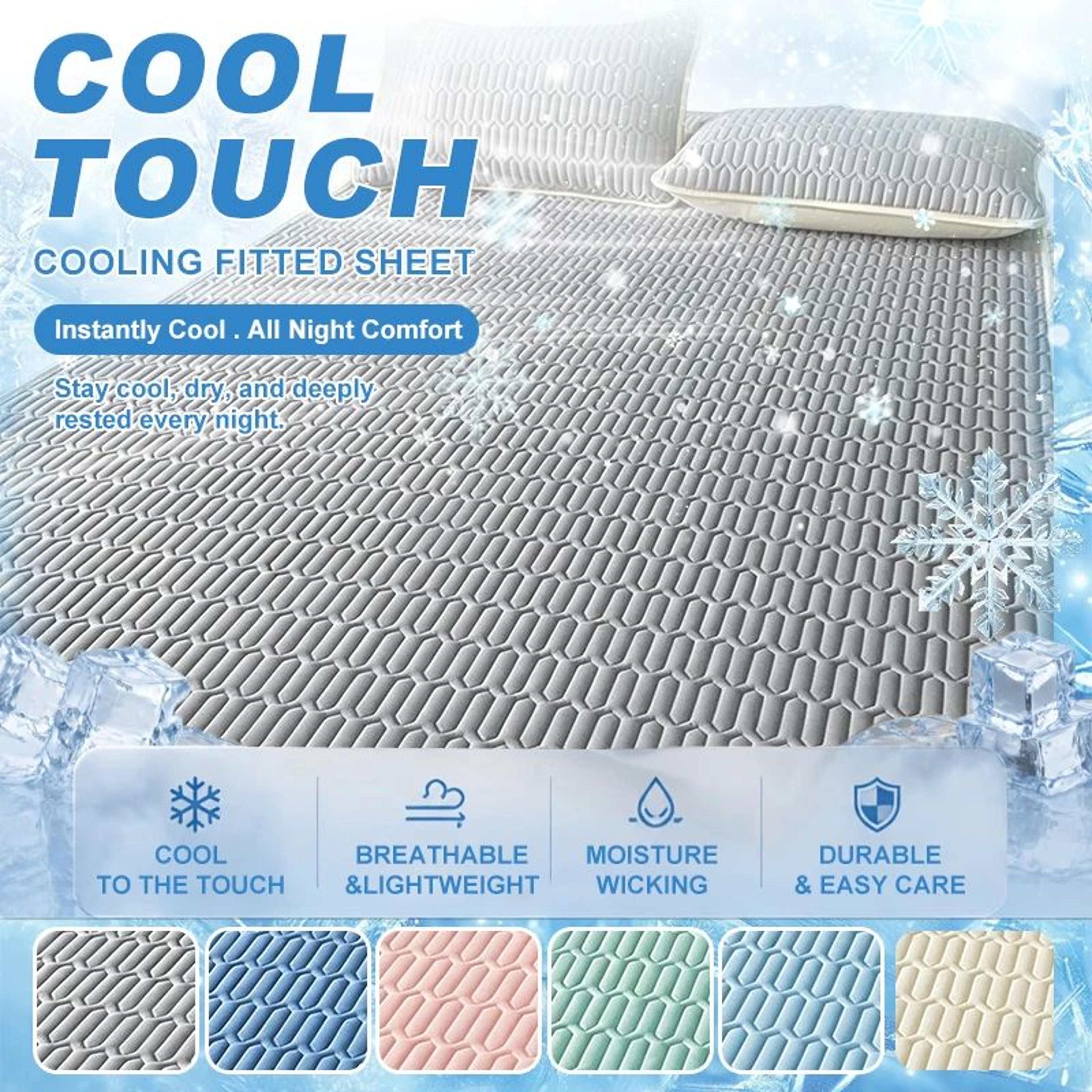 Cooling Mattress Pad Breathable Quilted Mattress Cover With Elastic Corner Straps 5