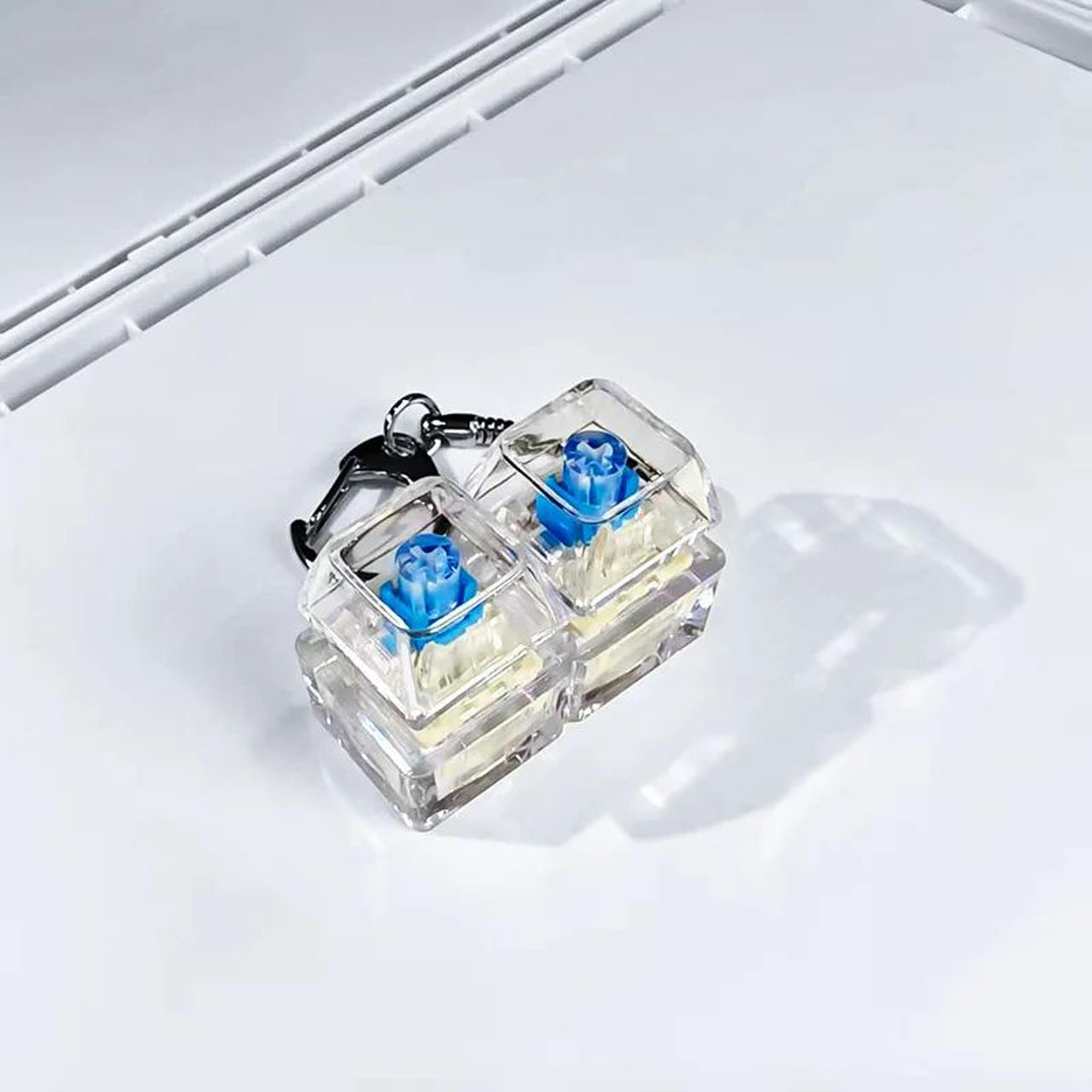Mechanical Keyboard Clicker Keychain Stress Relief Switch Tester 1 3 5 Keys 7