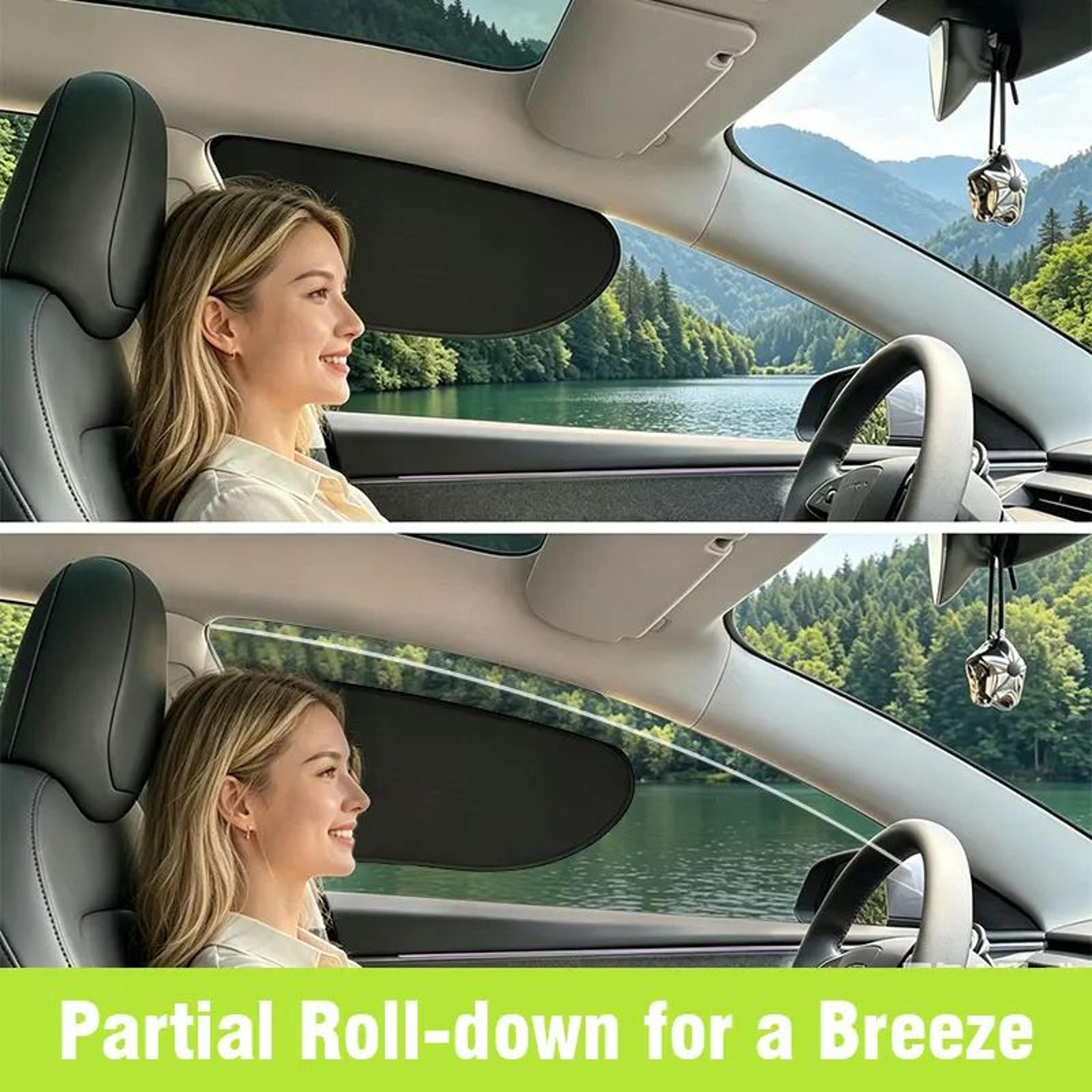 Electrostatic Car Window Sun Shade UV Protection Cover 2