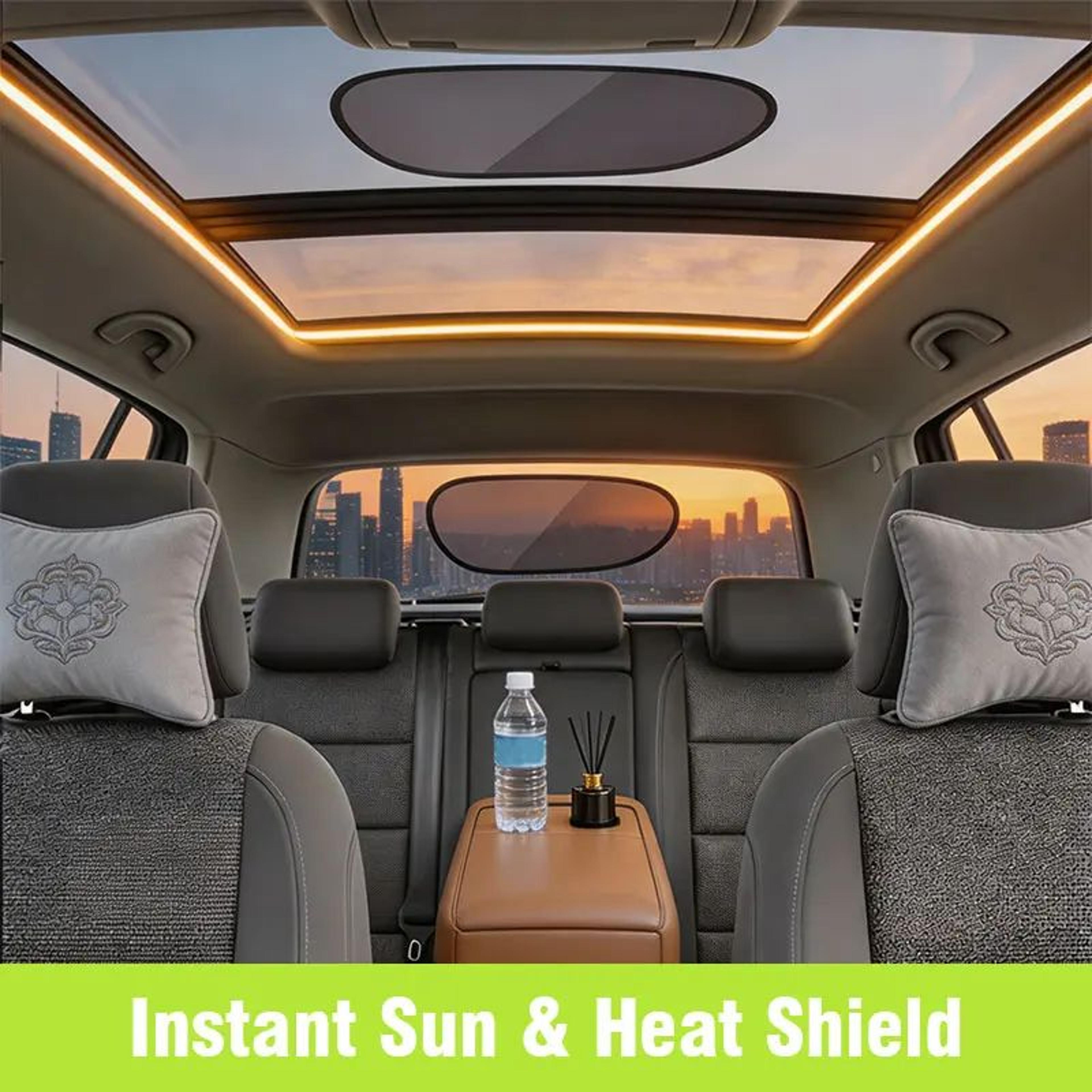 Electrostatic Car Window Sun Shade UV Protection Cover 4