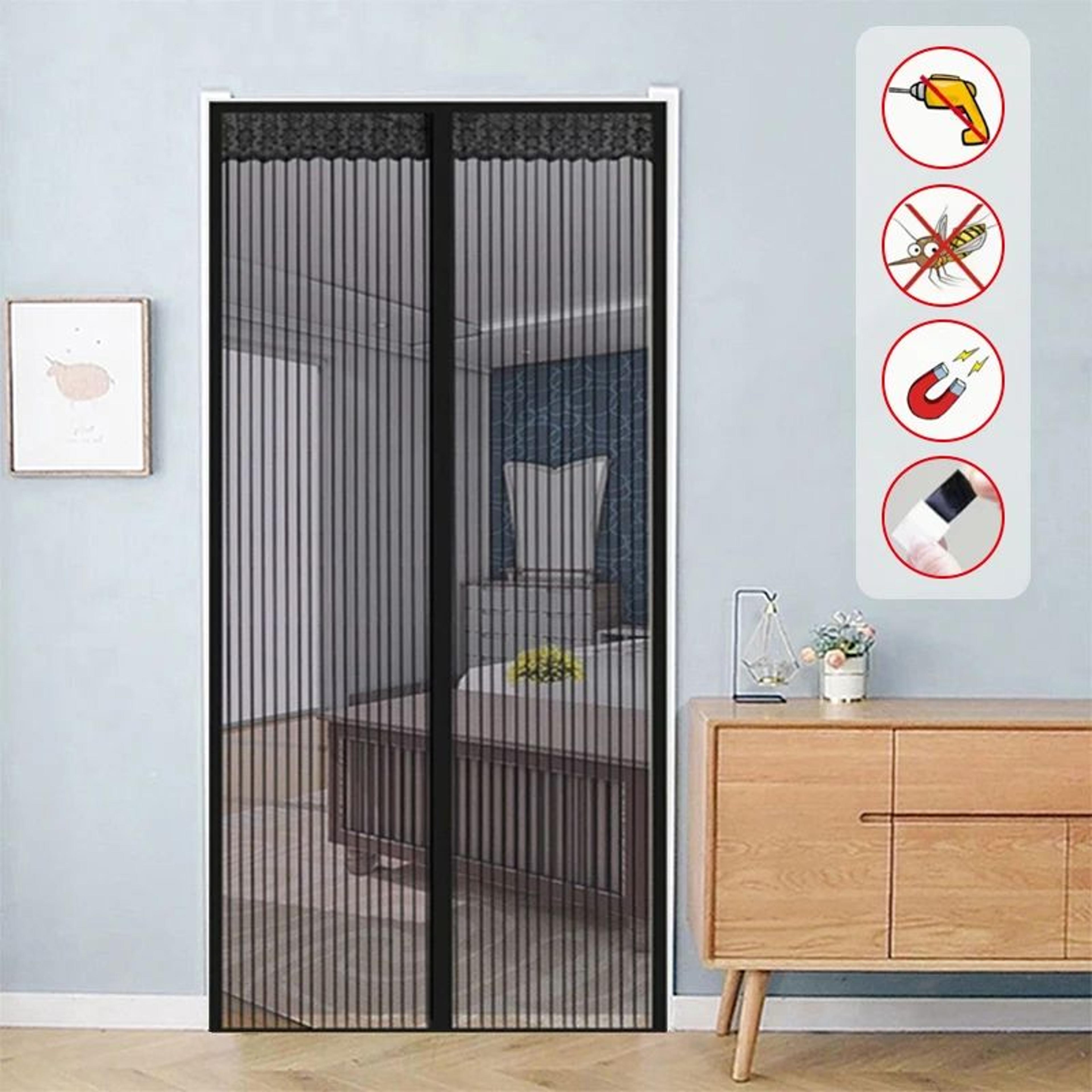 magnetic mosquito screen door 35.43 x 82.68 inch automatic closing anti bug mesh curtain