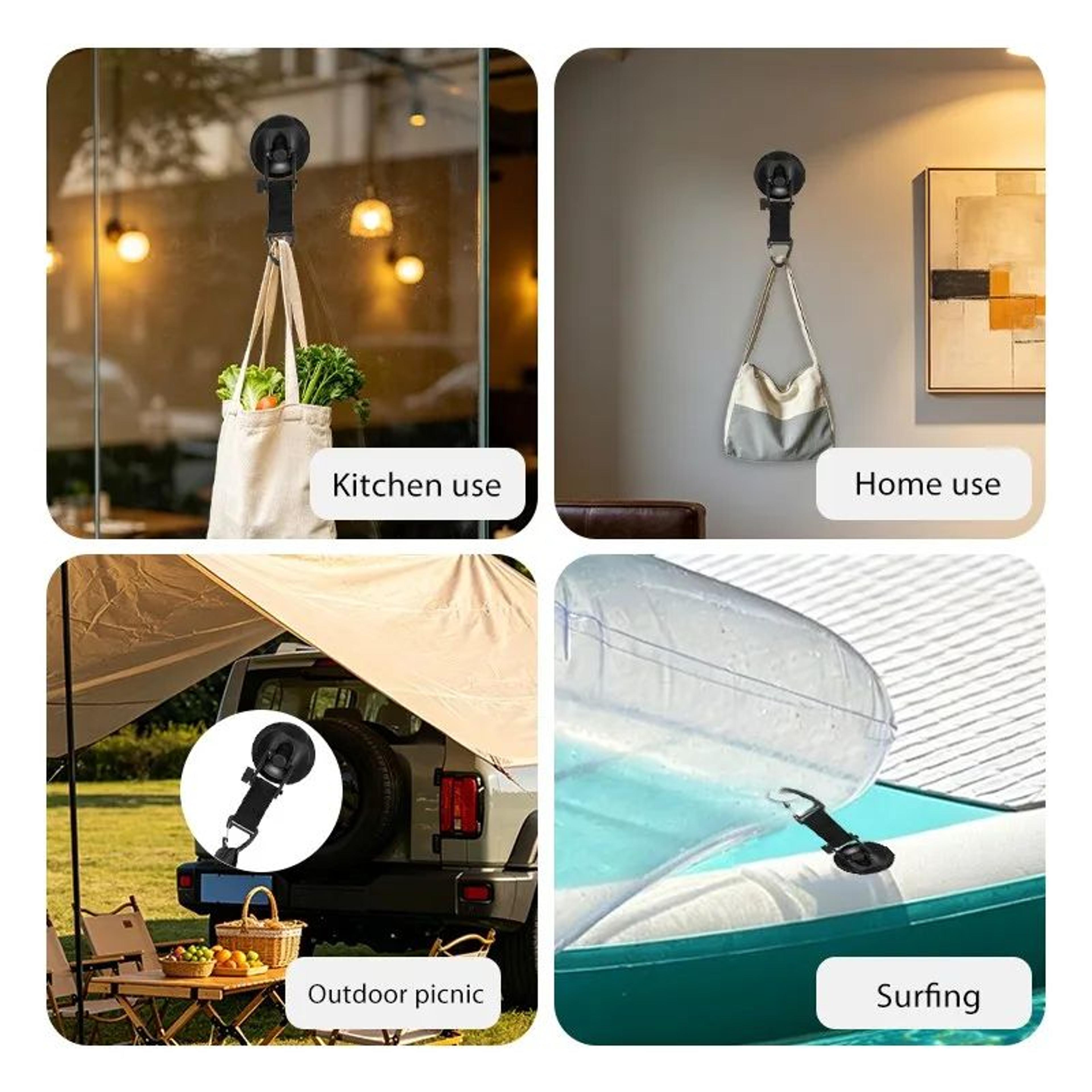 24PCS Car Tent Suction Cup Awning Anchors With Securing Hooks 5