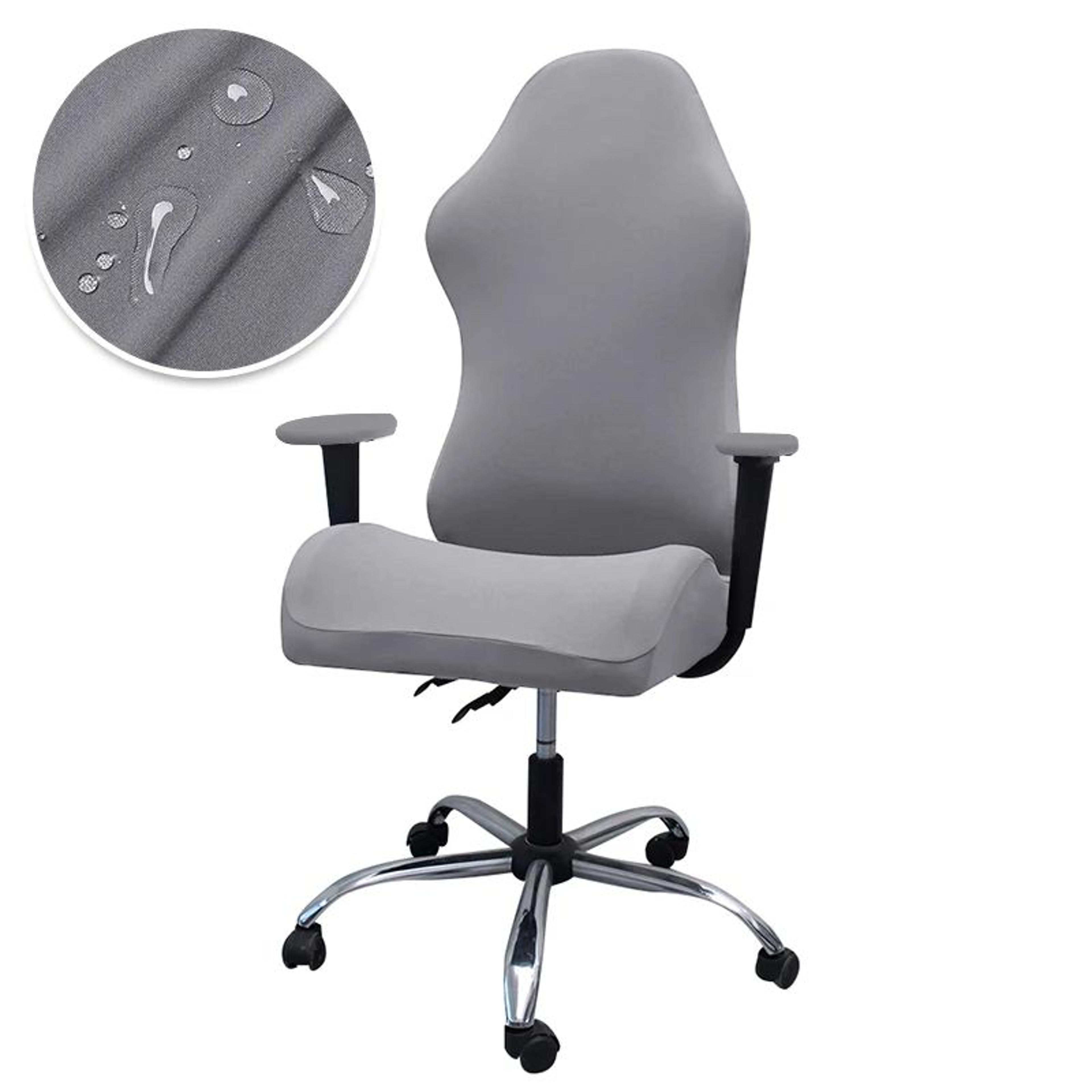 Waterproof Stretch Gaming Chair Cover Soft Milk Silk Office Chair Protector 7