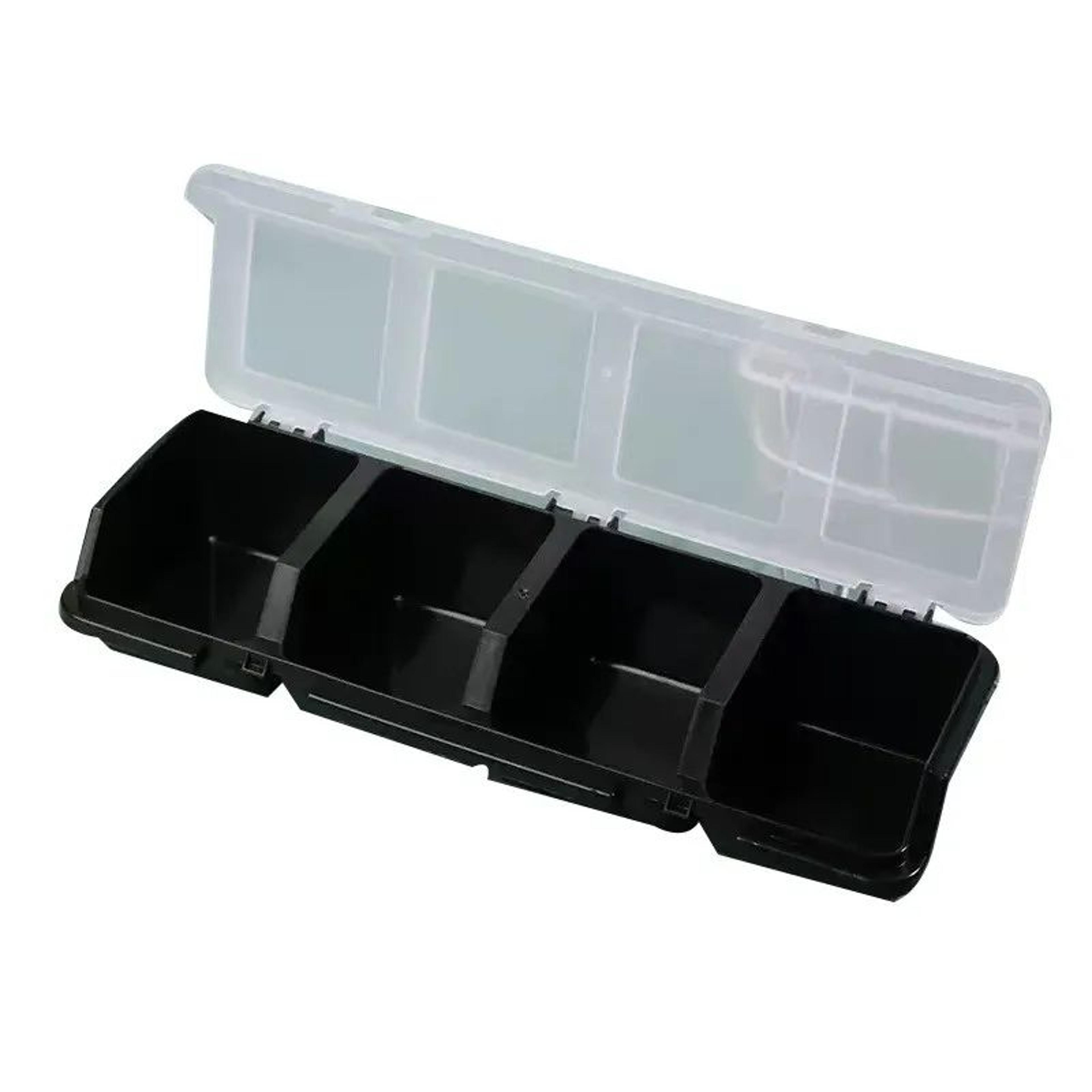 4Compartment Parts Storage Box With Lid Screw And Hardware Organizer 7