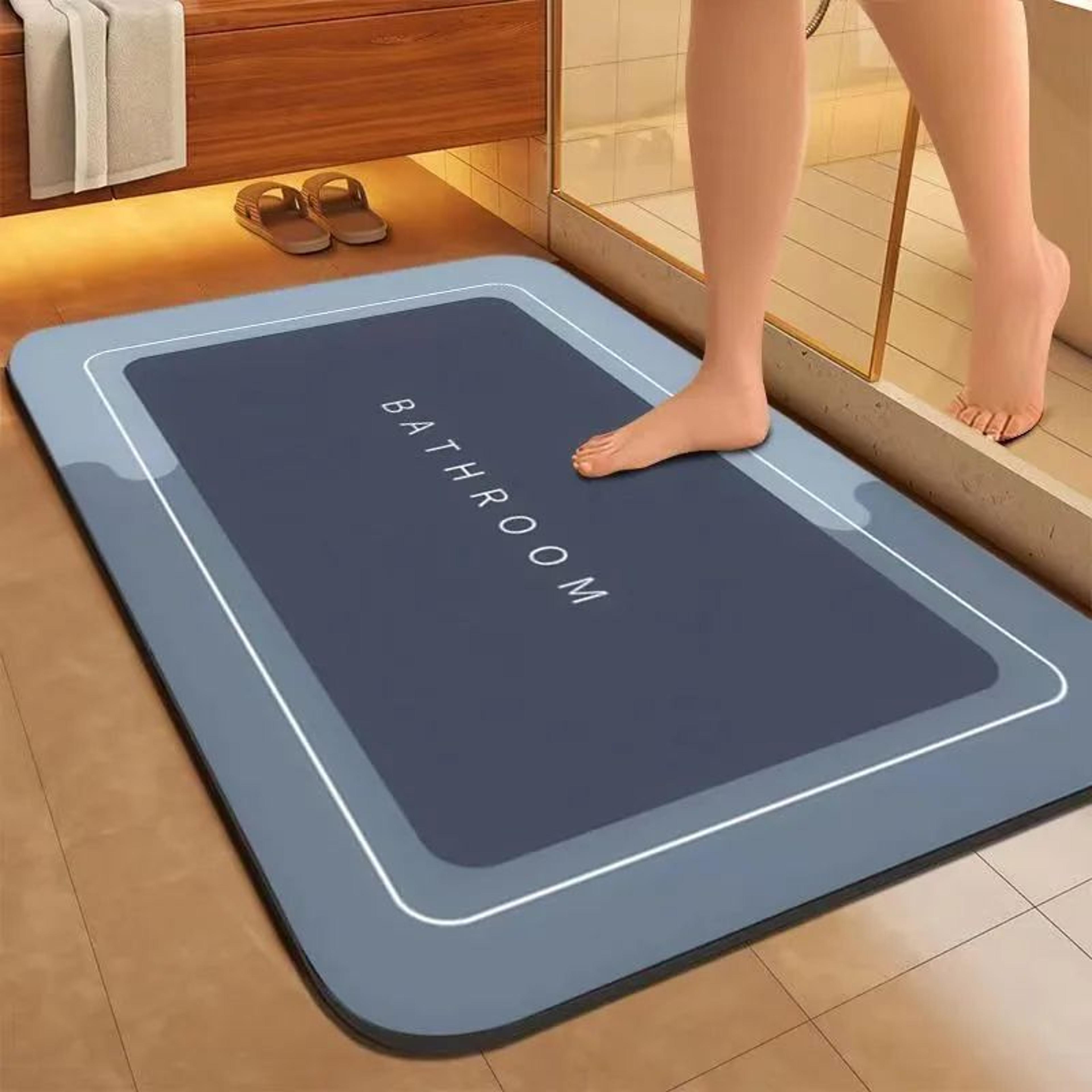 Soft Diatomite Quick Dry Non Slip Bath Mat 7