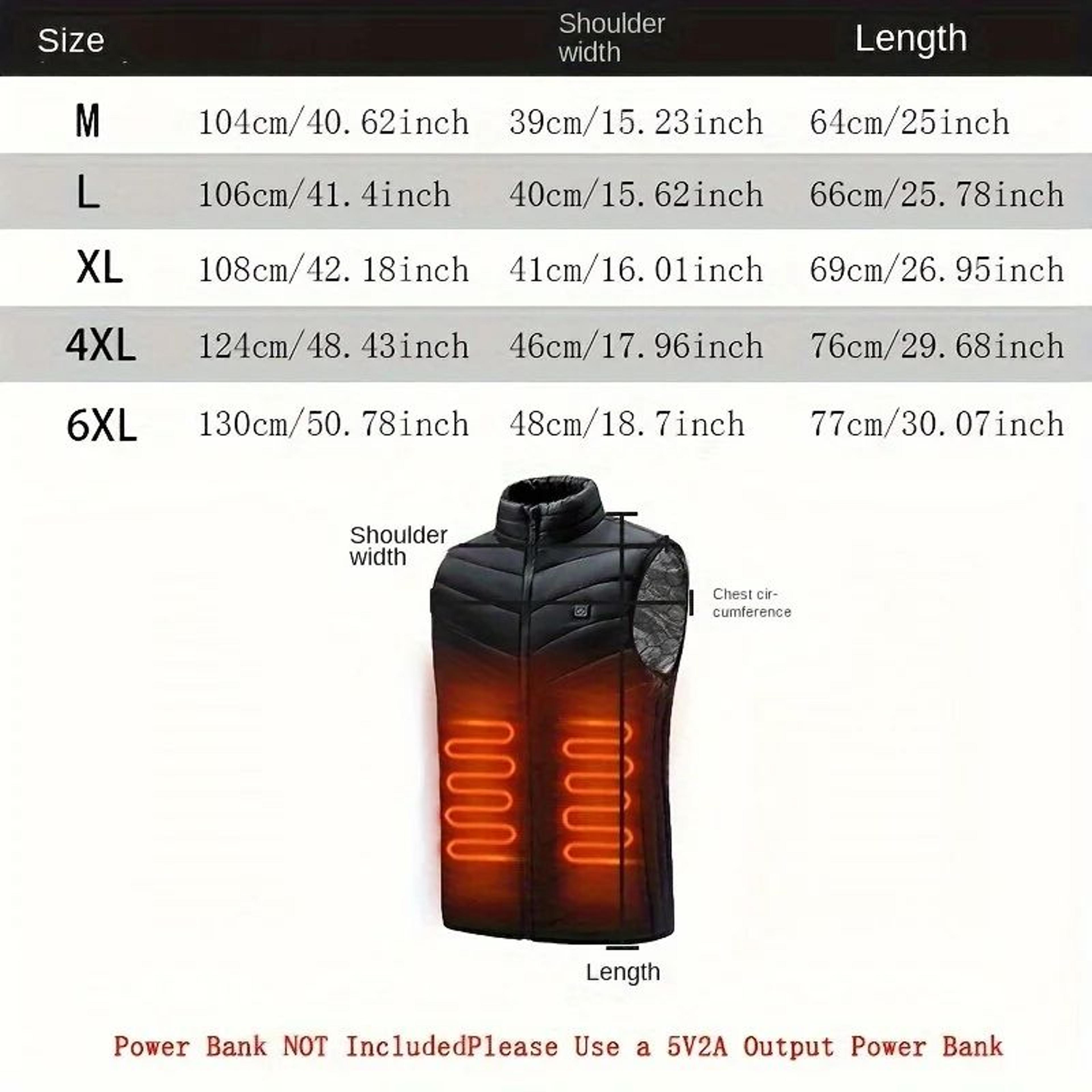 4Zone USB Heated Vest With Carbon Fiber Heating For Men And Women 5