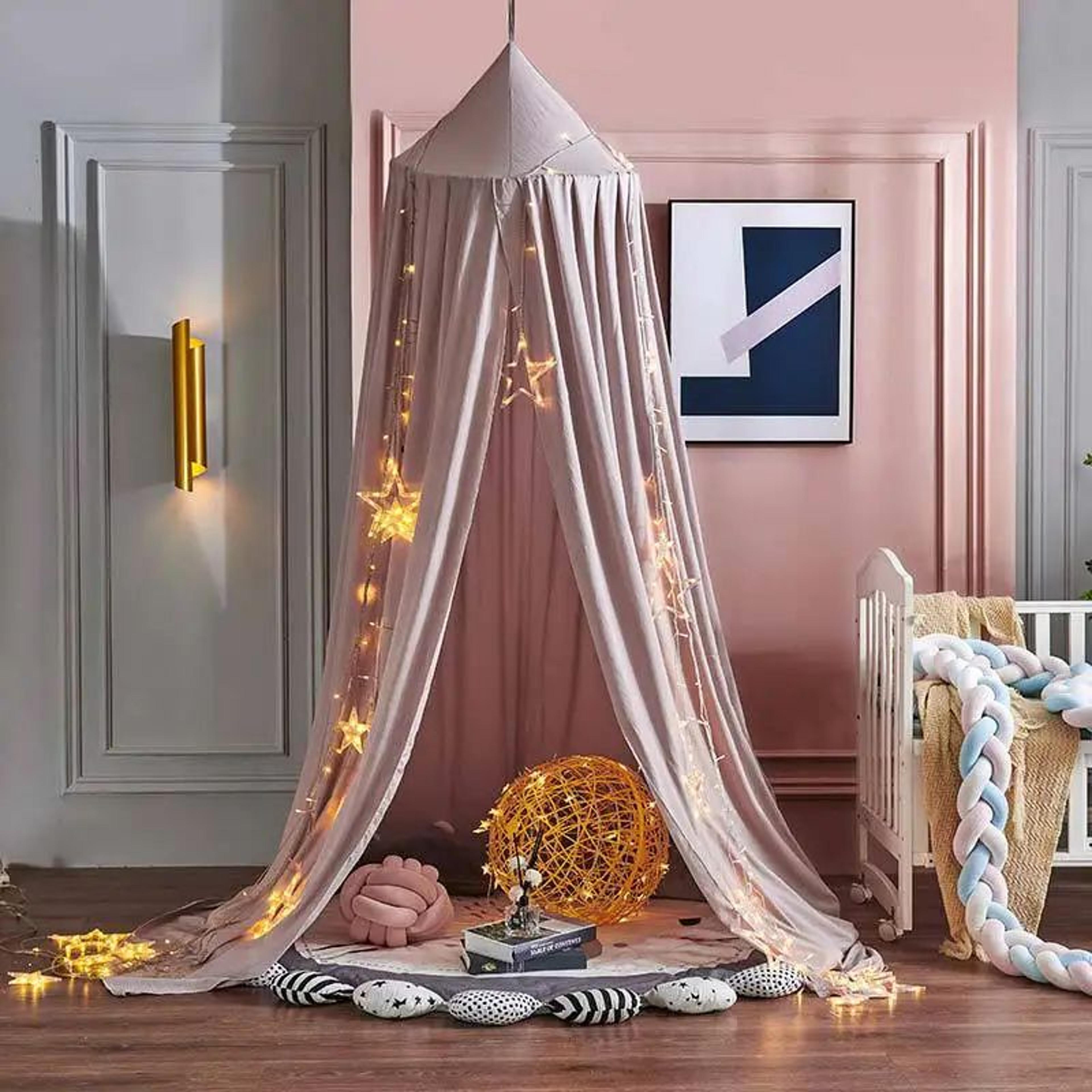 Battilo Kids Bed Canopy Mosquito Net 256 X 1063 Inch Round Hanging Play Tent 12