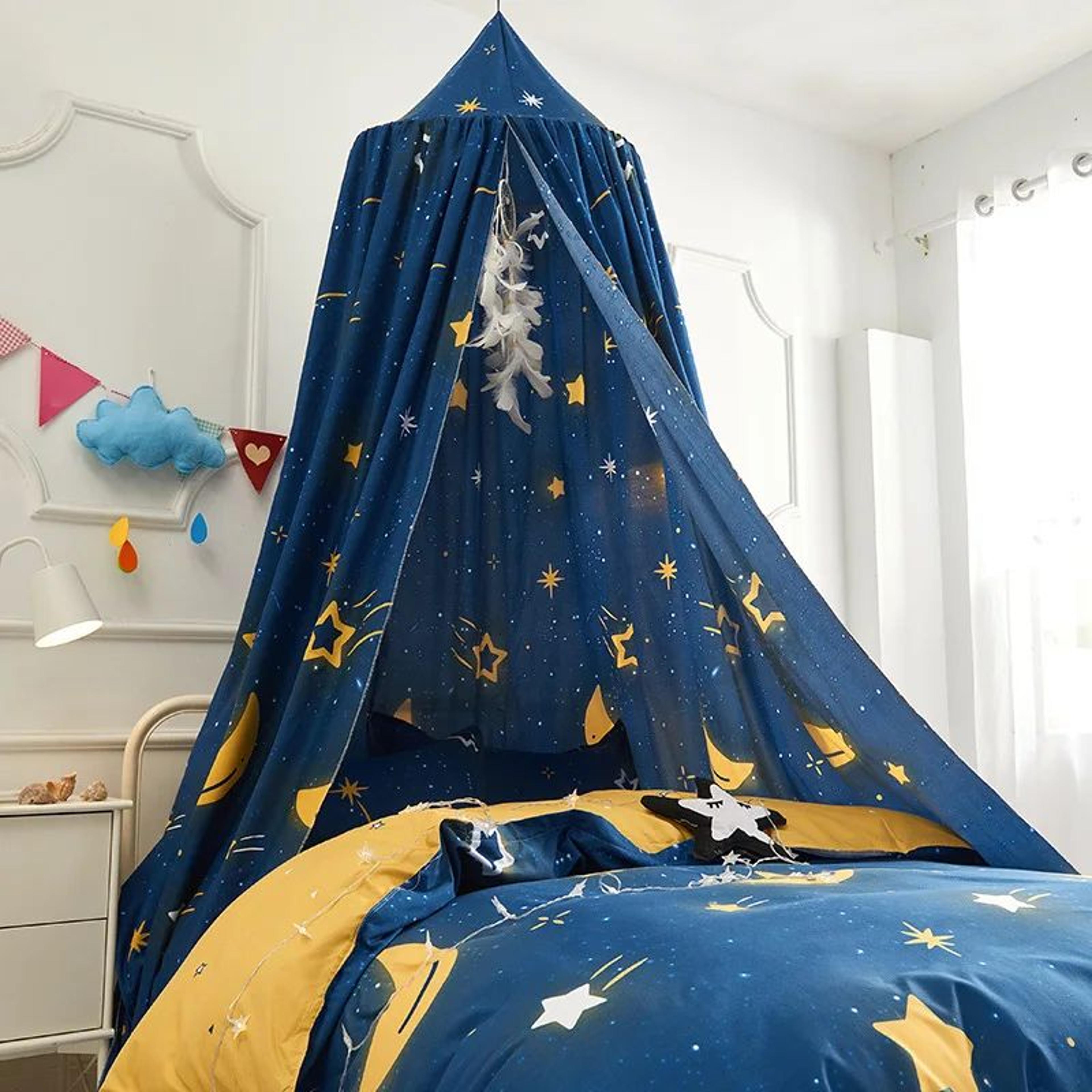 Round Dome Kids Bed Canopy Mosquito Net 65 X 250 Cm Castle Play Tent 7