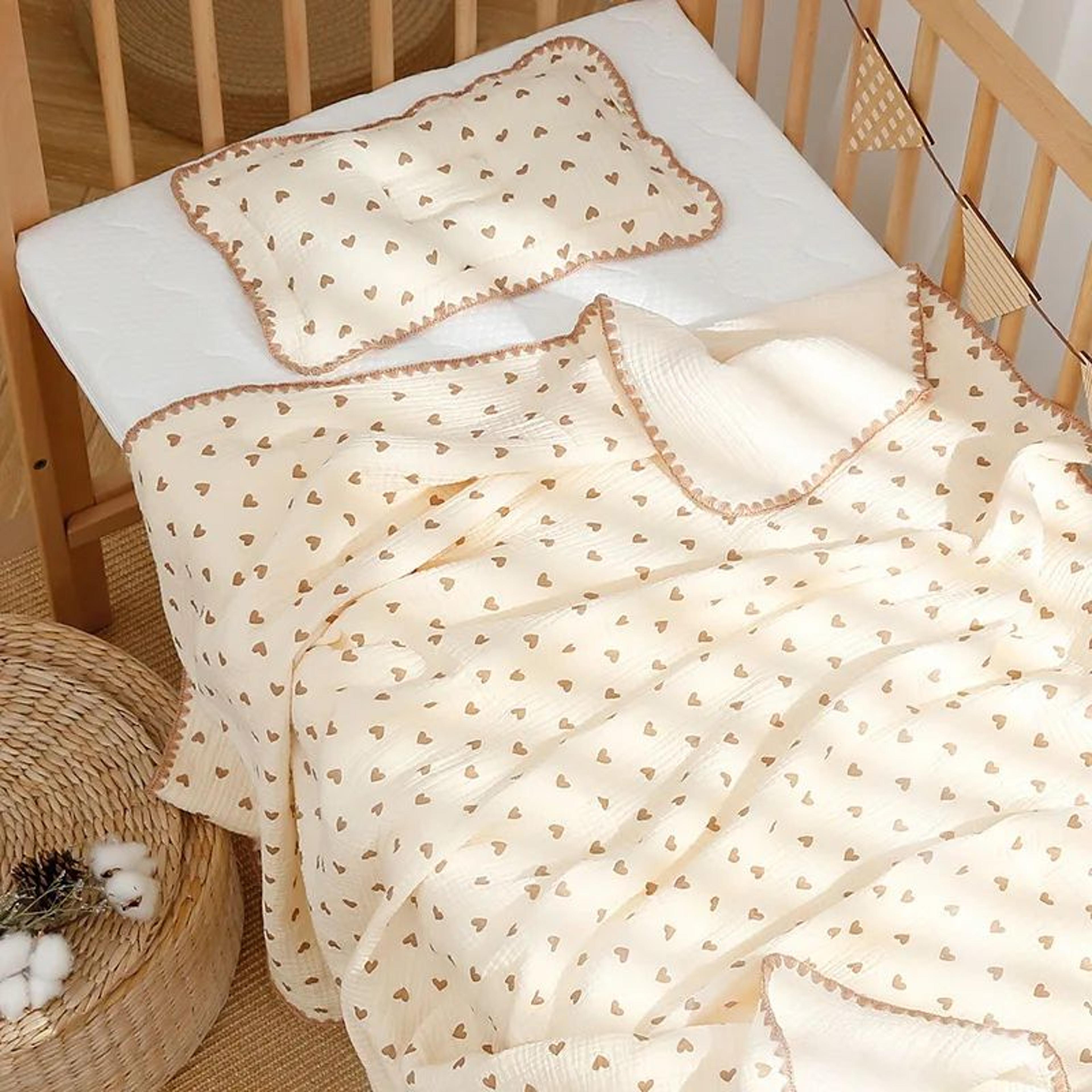 Soft Breathable 100 Cotton Muslin Baby Swaddle Blanket For Newborns 2