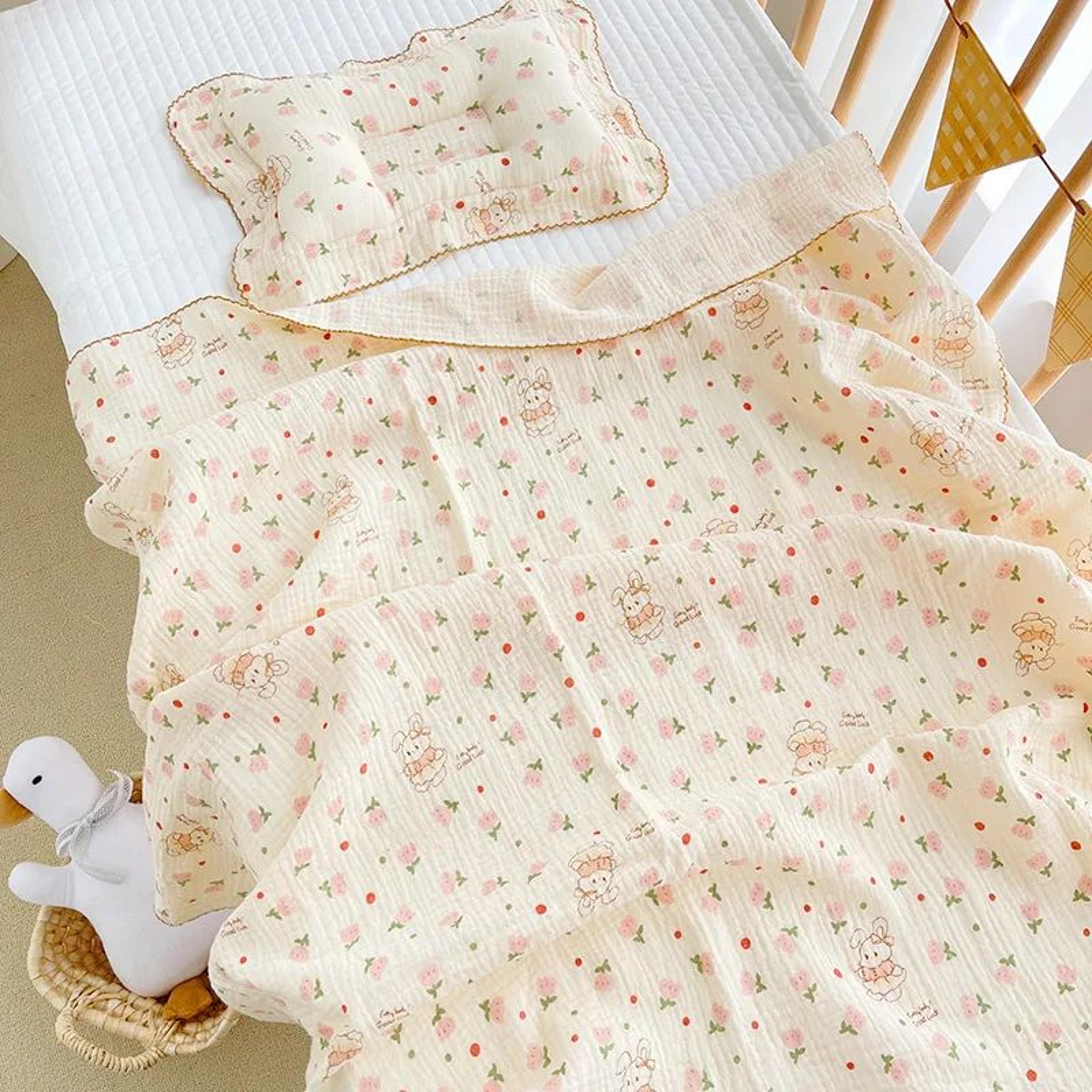 Soft Breathable 100 Cotton Muslin Baby Swaddle Blanket For Newborns 11