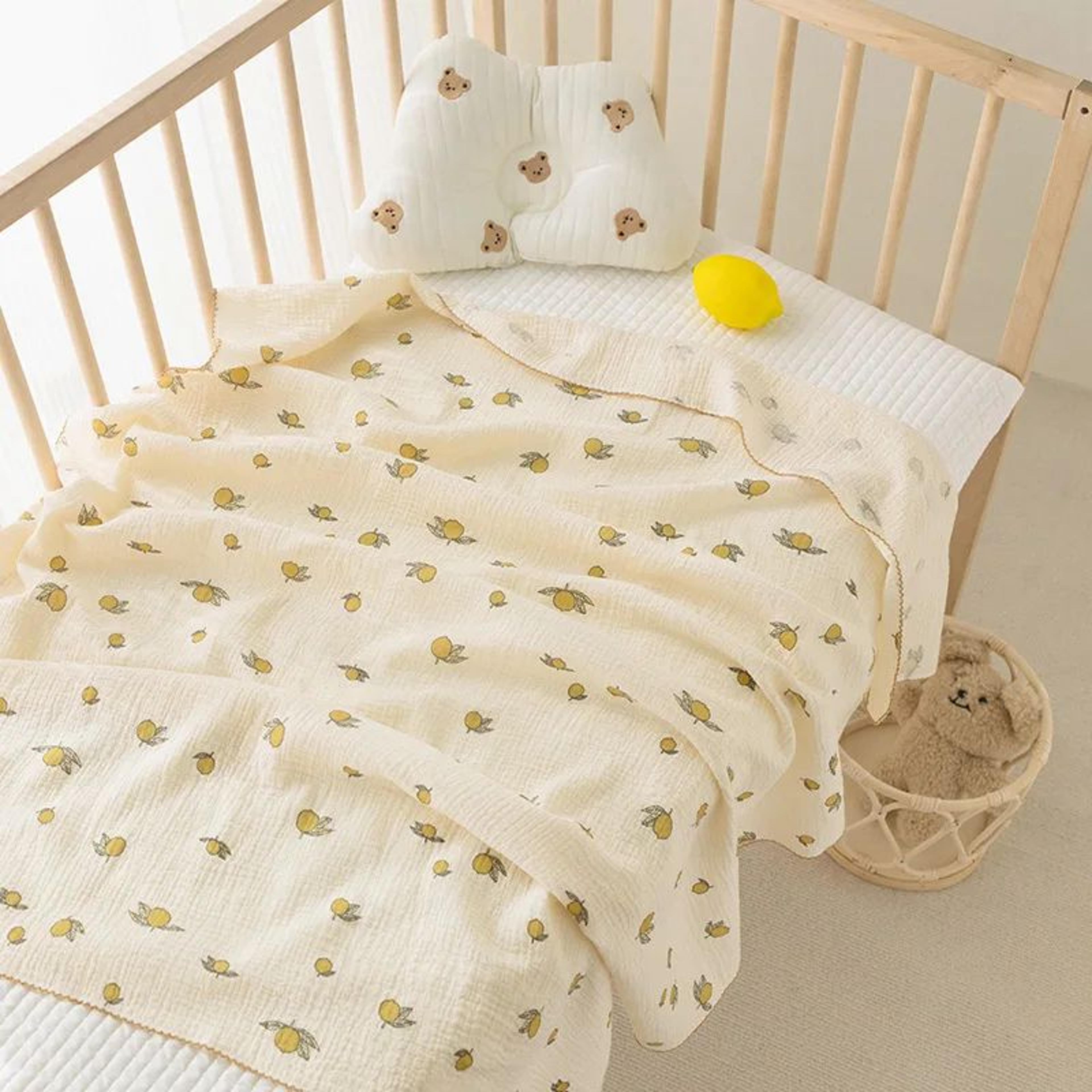 Soft Breathable 100 Cotton Muslin Baby Swaddle Blanket For Newborns 8