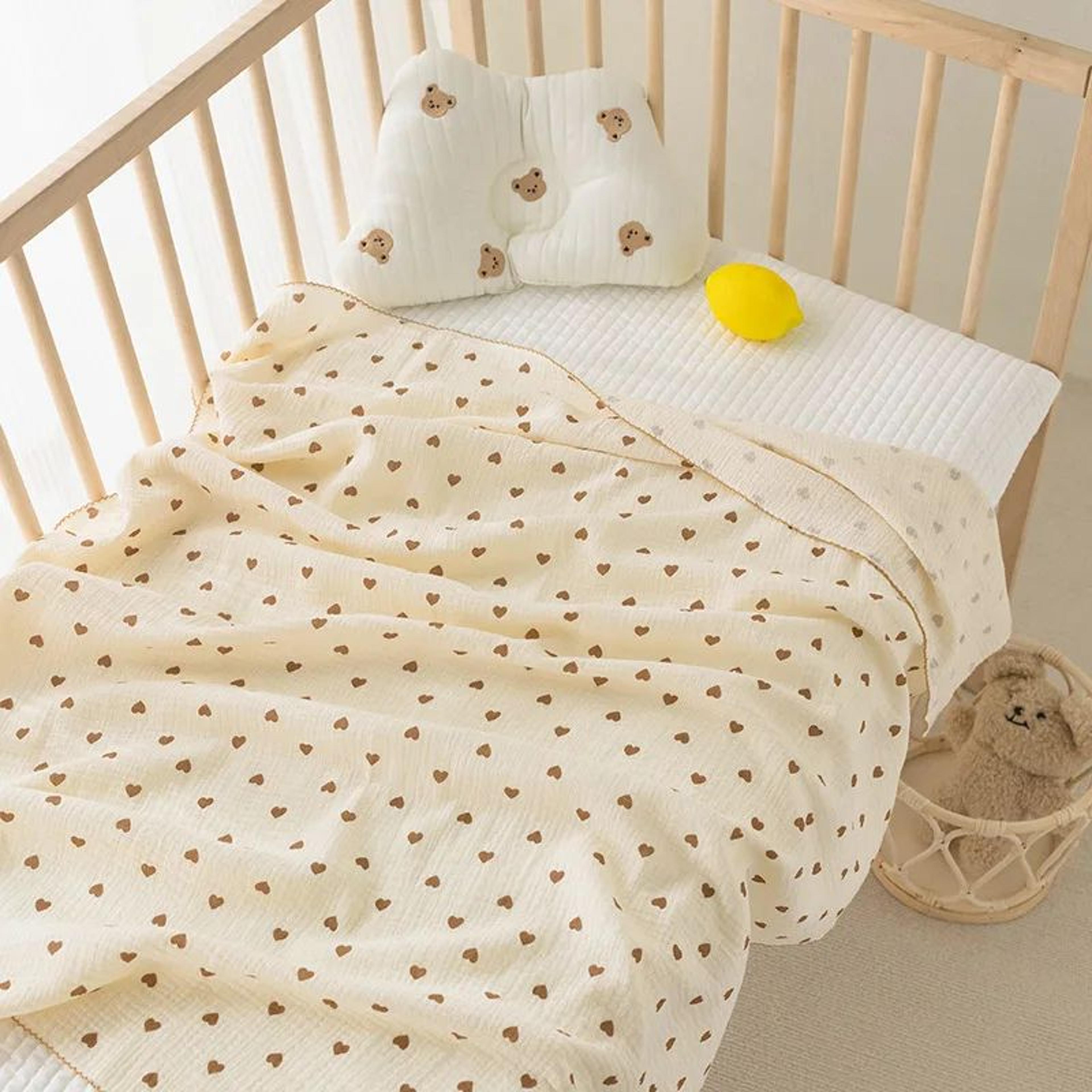 Soft Breathable 100 Cotton Muslin Baby Swaddle Blanket For Newborns 7