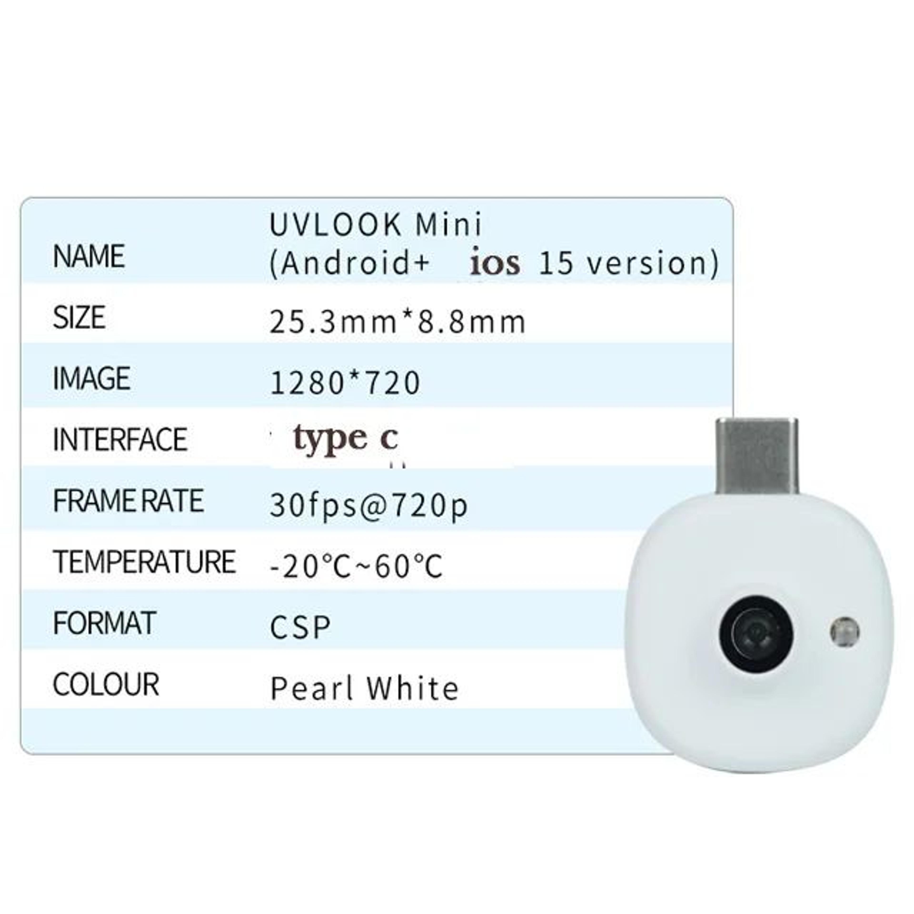 Mini UV Sunscreen Camera For IPhone And Android Portable Facial Coverage Tester 7